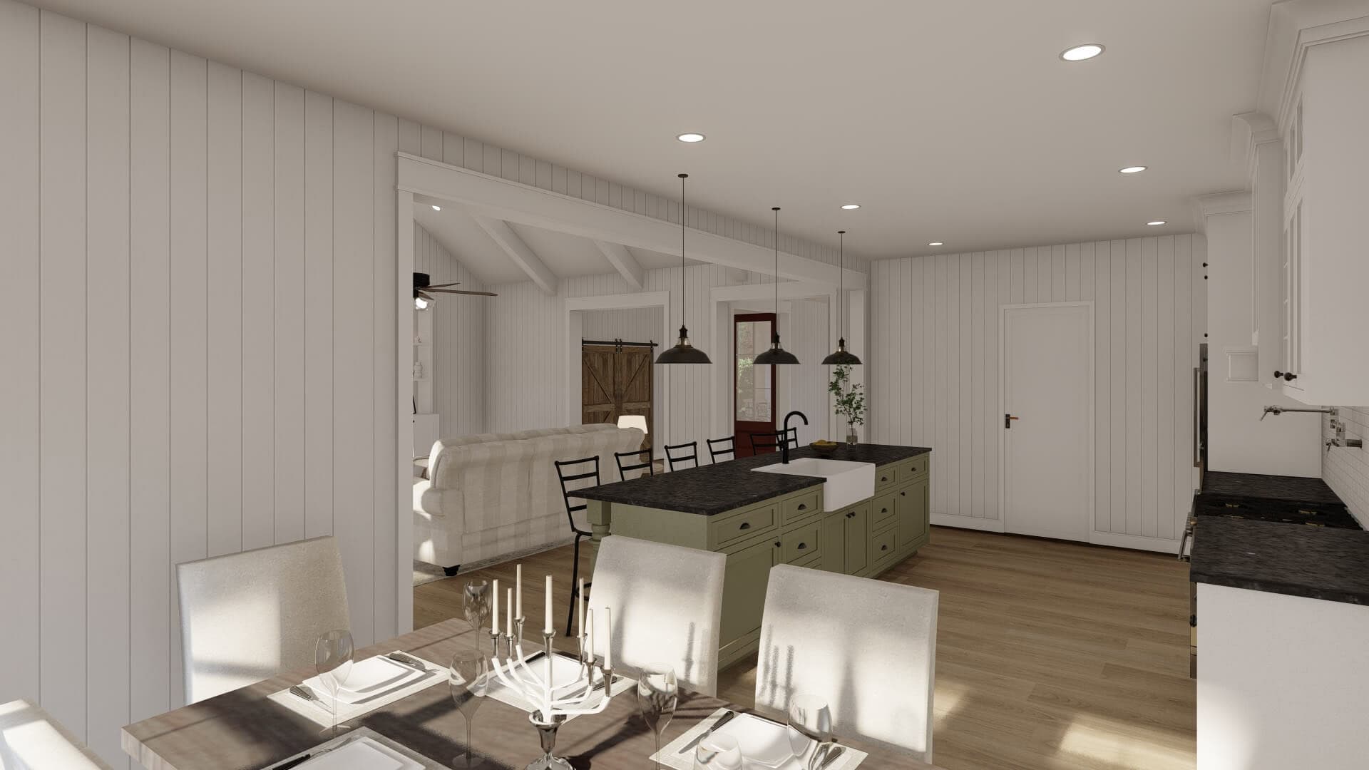 Dining Room of this 3-Bedroom,2248 Sq Ft Plan -193-1383