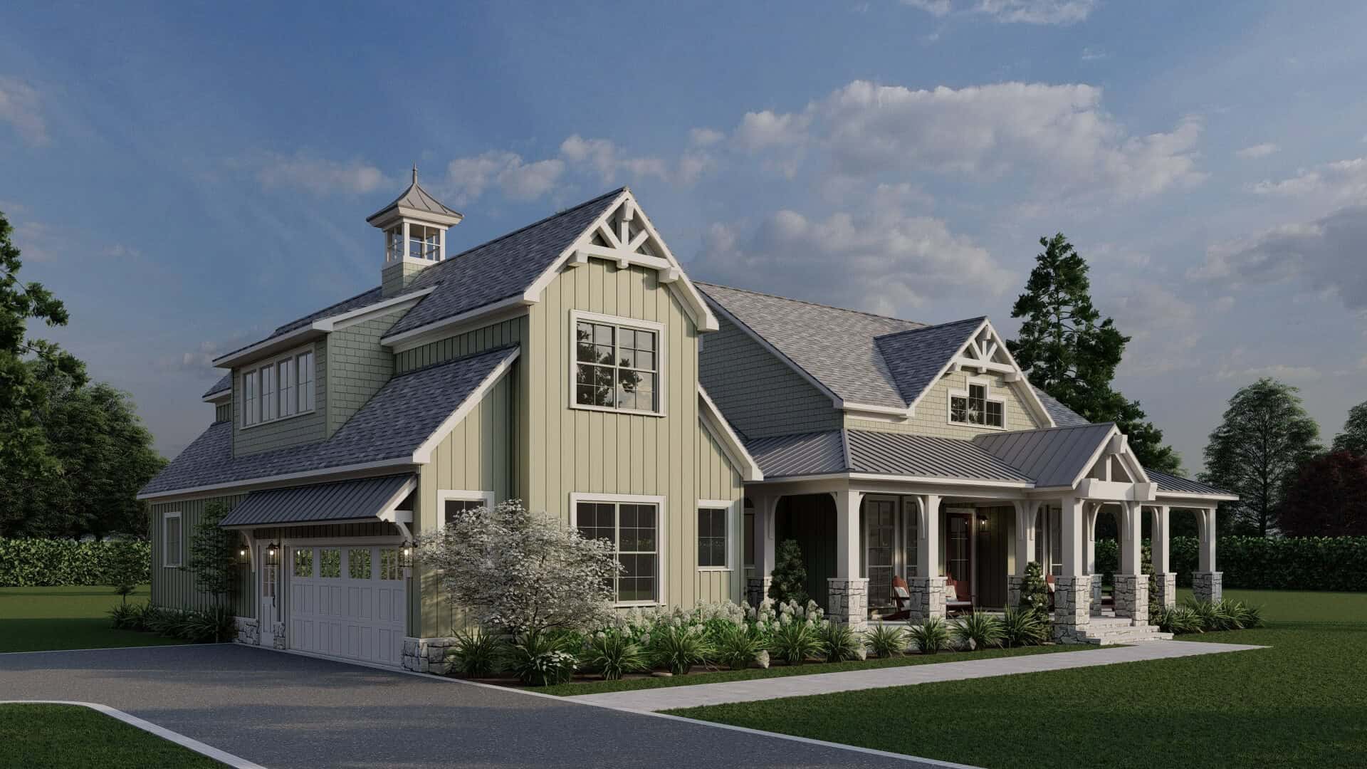 Left Side View of this 3-Bedroom,2248 Sq Ft Plan -193-1383