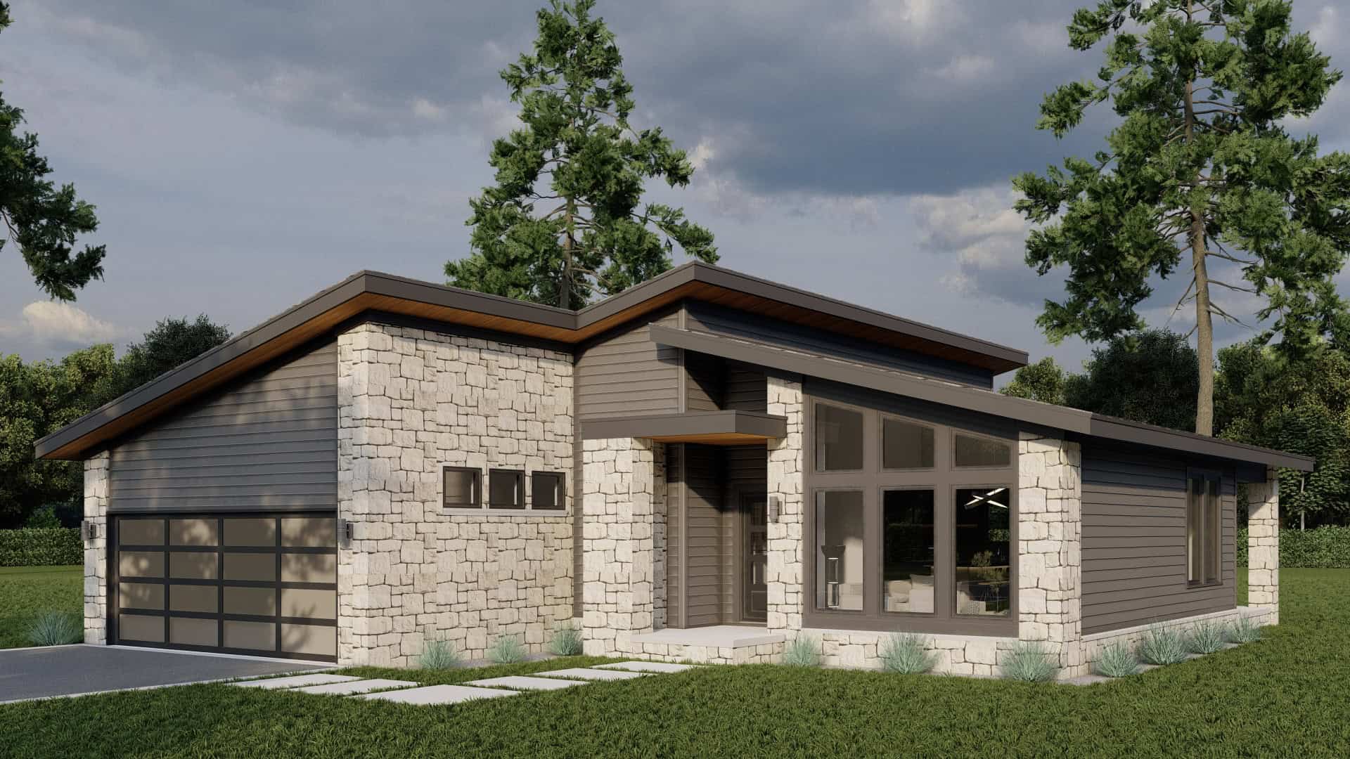 Right Side View of this 3-Bedroom,1521 Sq Ft Plan -193-1384