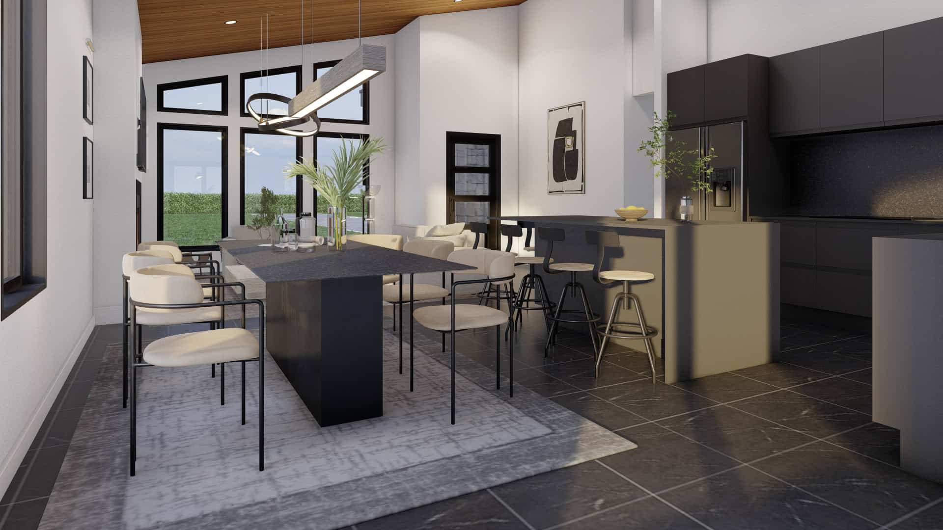 Dining Room of this 3-Bedroom,1521 Sq Ft Plan -193-1384