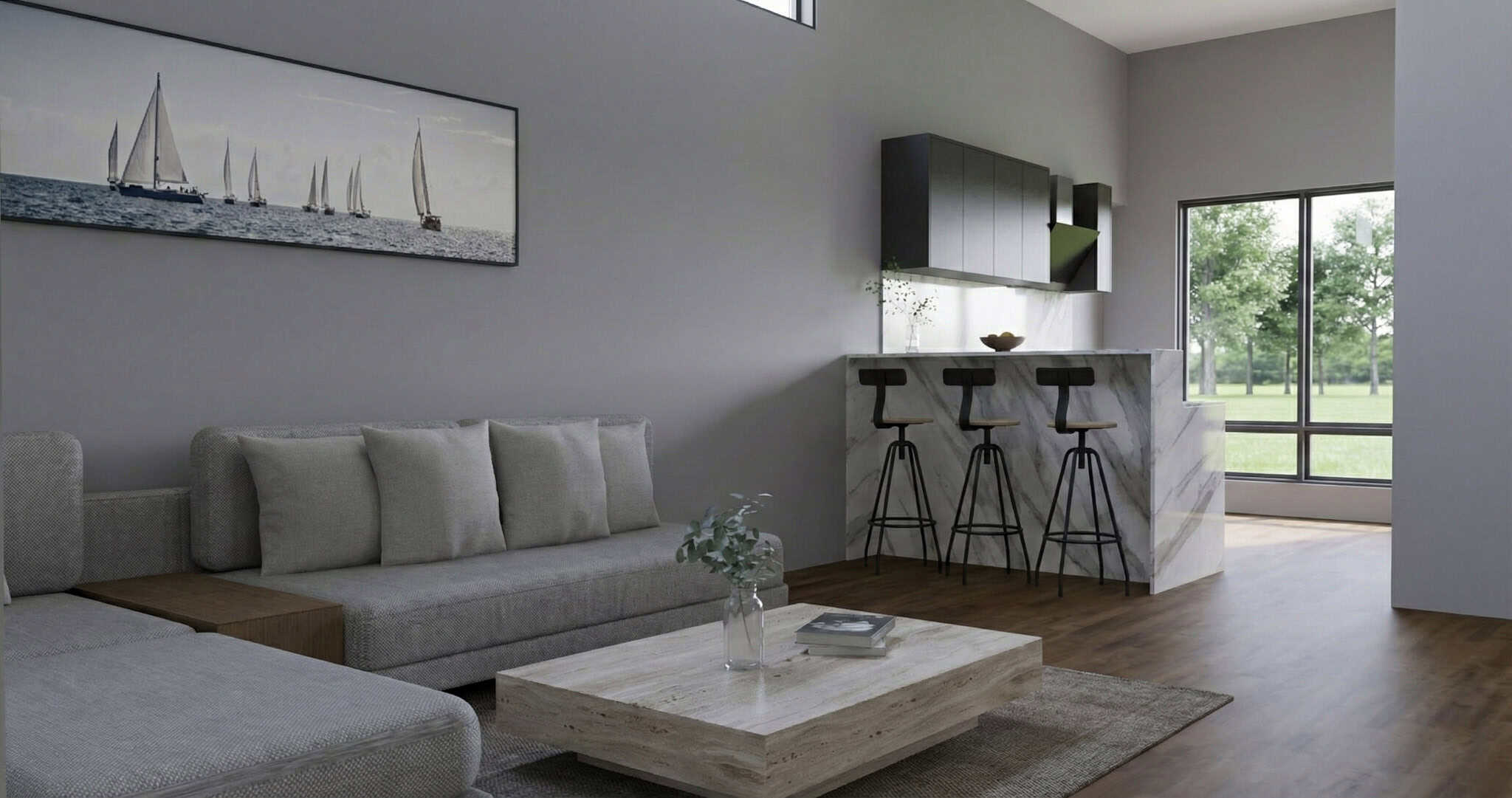 Great Room of this 3-Bedroom,1394 Sq Ft Plan -193-1385
