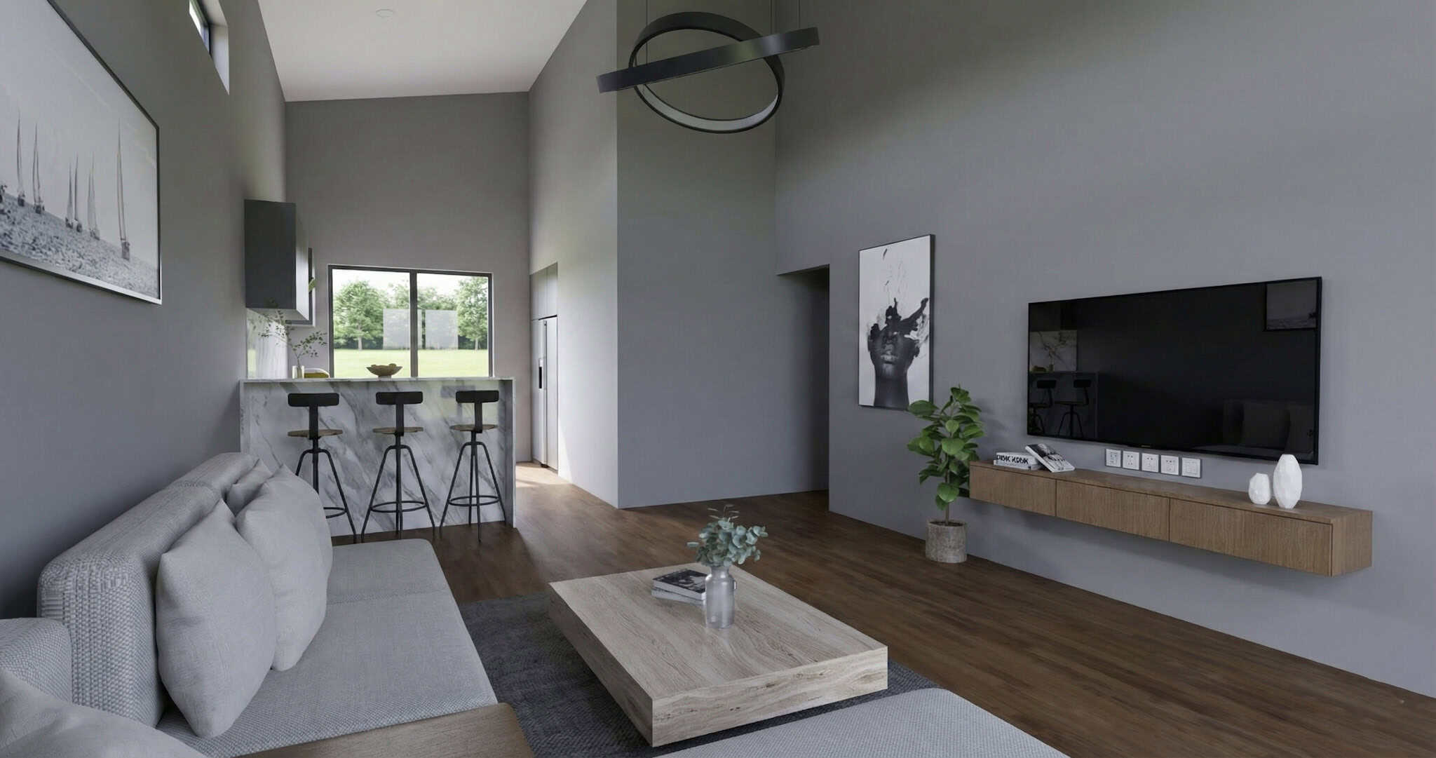 Great Room of this 3-Bedroom,1394 Sq Ft Plan -193-1385