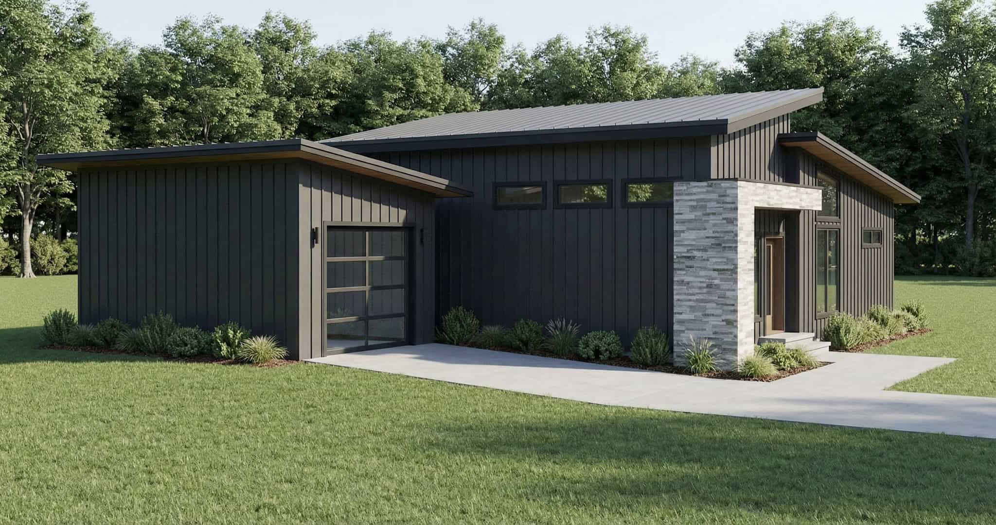 Left Side View of this 3-Bedroom,1394 Sq Ft Plan -193-1385