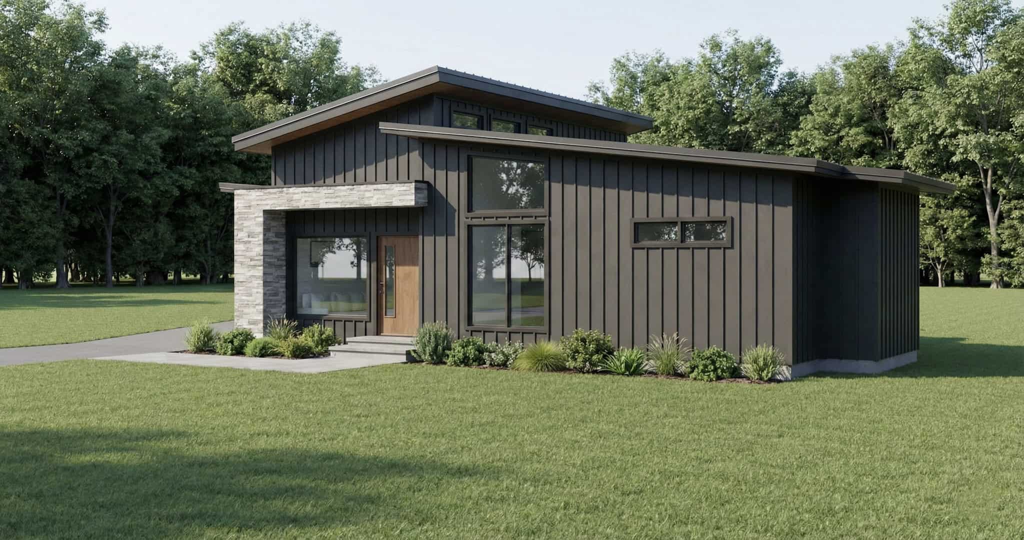 Right Side View of this 3-Bedroom,1394 Sq Ft Plan -193-1385