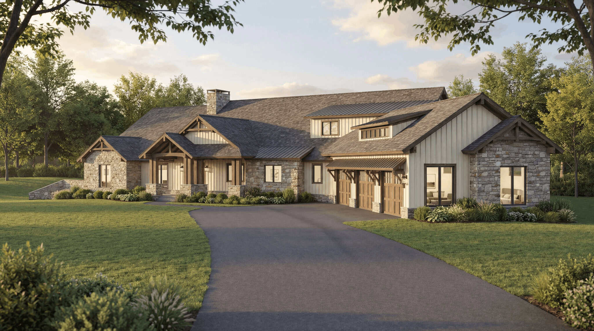 Right Side View of this 4-Bedroom,6762 Sq Ft Plan -193-1386