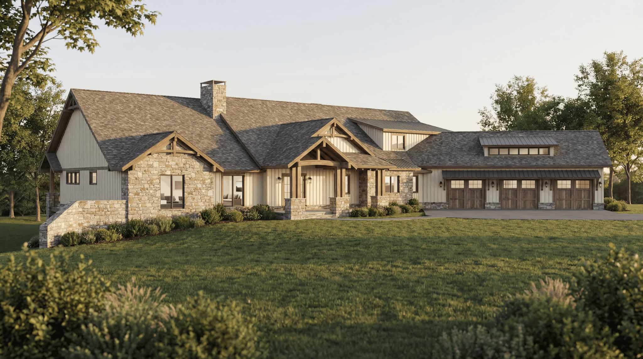 Left Side View of this 4-Bedroom,6762 Sq Ft Plan -193-1386