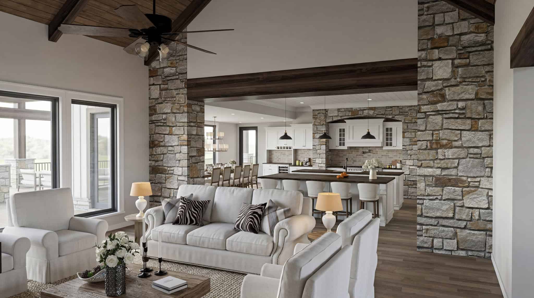 Great Room of this 4-Bedroom,6762 Sq Ft Plan -193-1386
