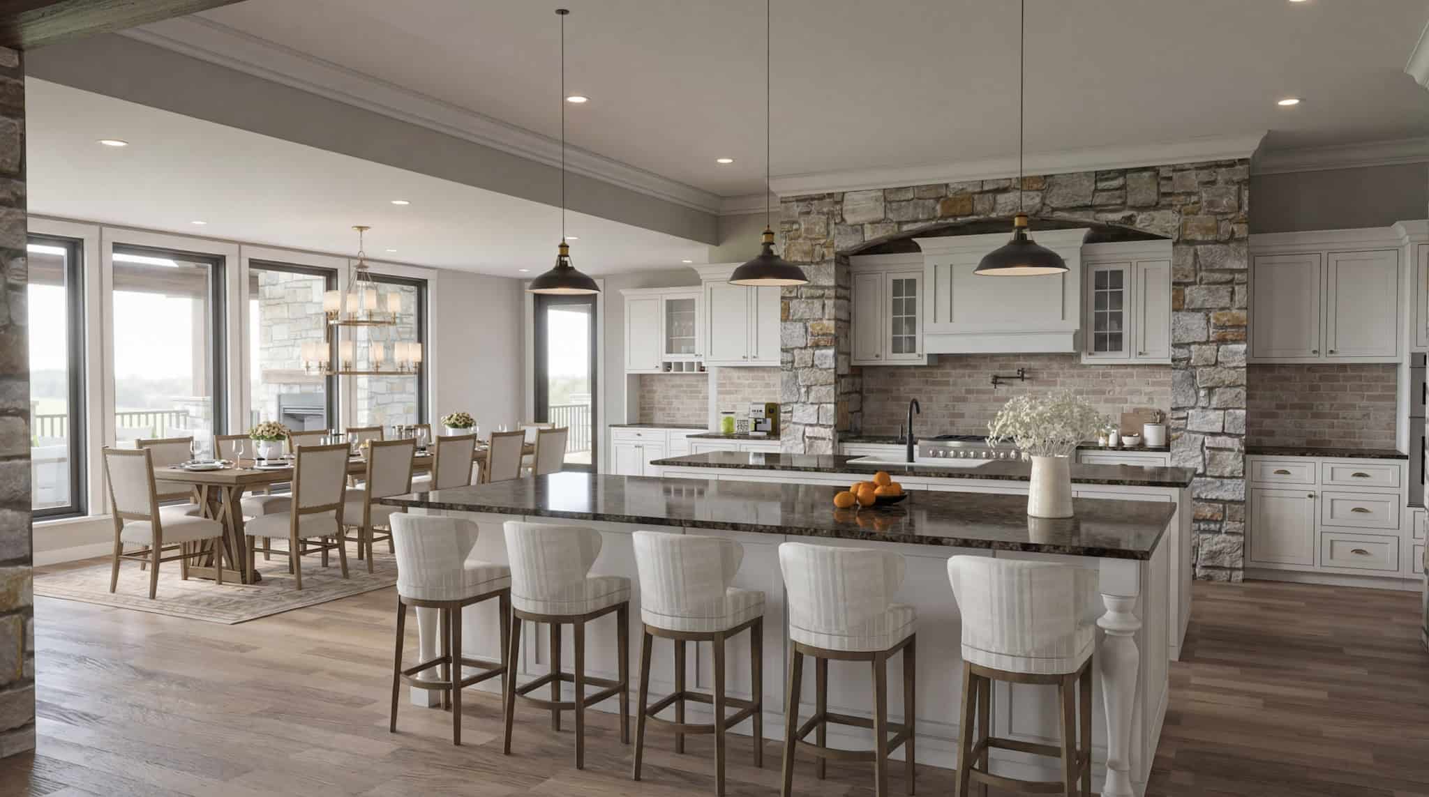 Kitchen: Kitchen Island of this 4-Bedroom,6762 Sq Ft Plan -193-1386