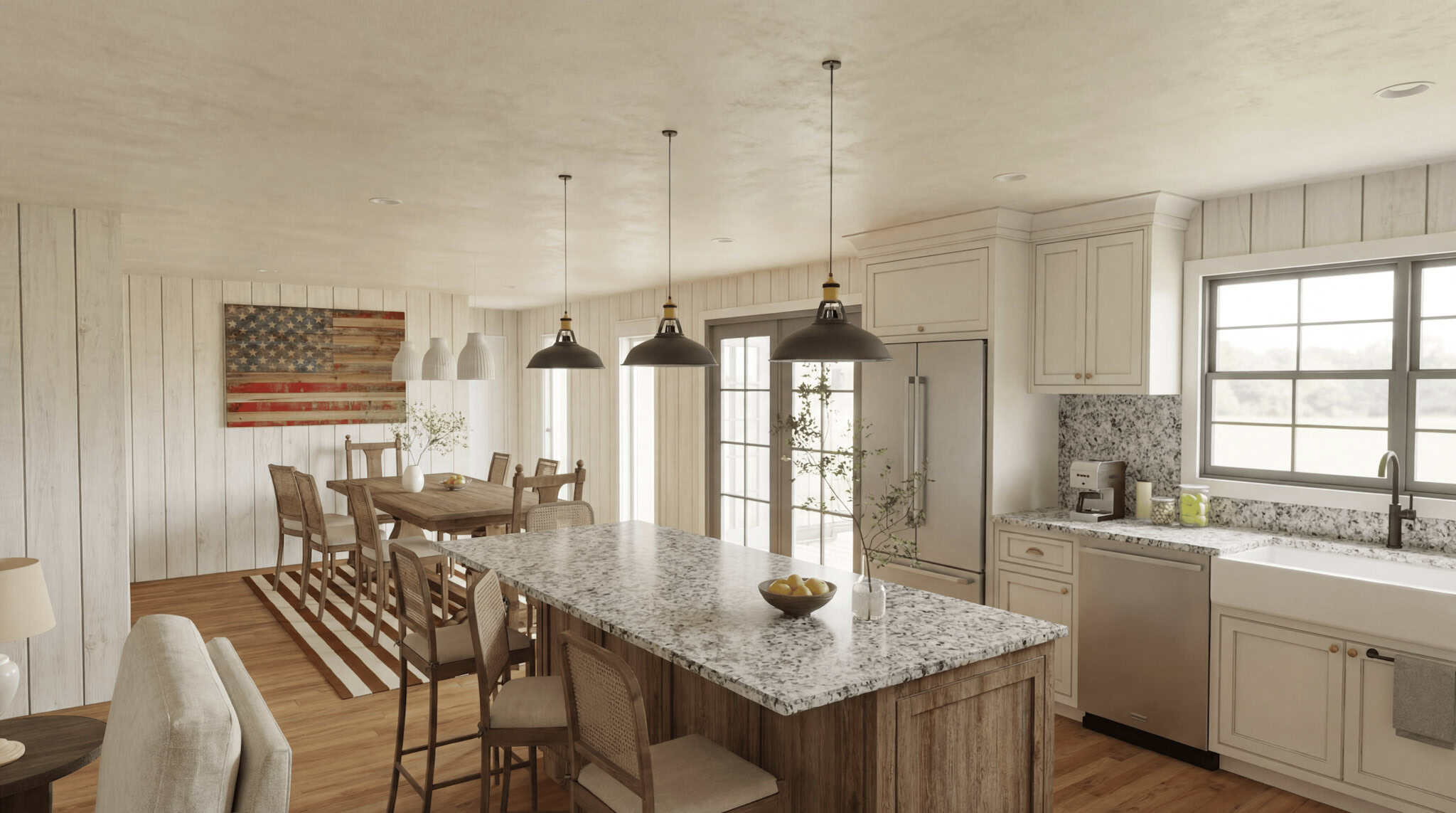 Kitchen: Kitchen Island of this 3-Bedroom,2147 Sq Ft Plan -193-1387