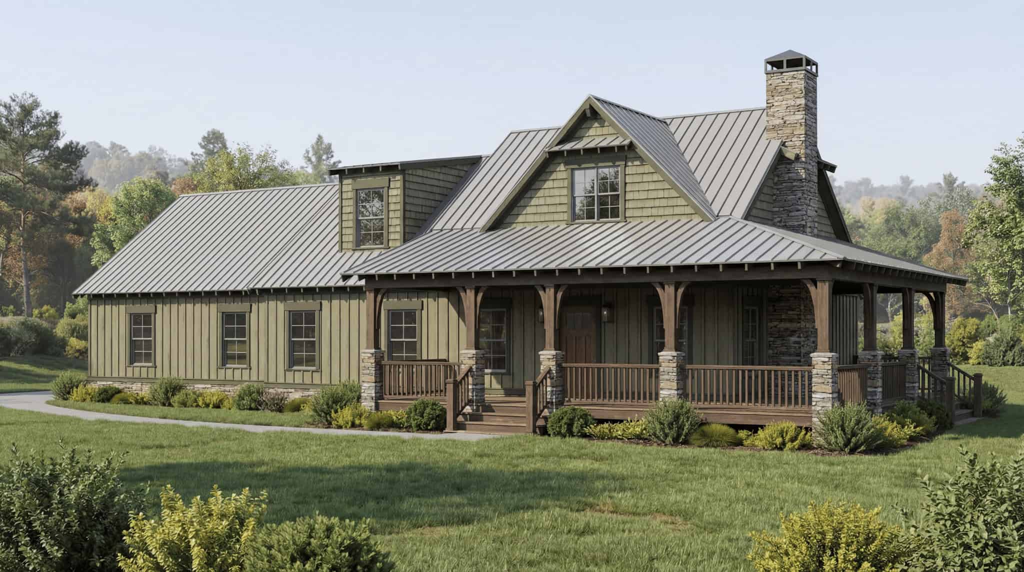 Right Side View of this 3-Bedroom,2147 Sq Ft Plan -193-1387