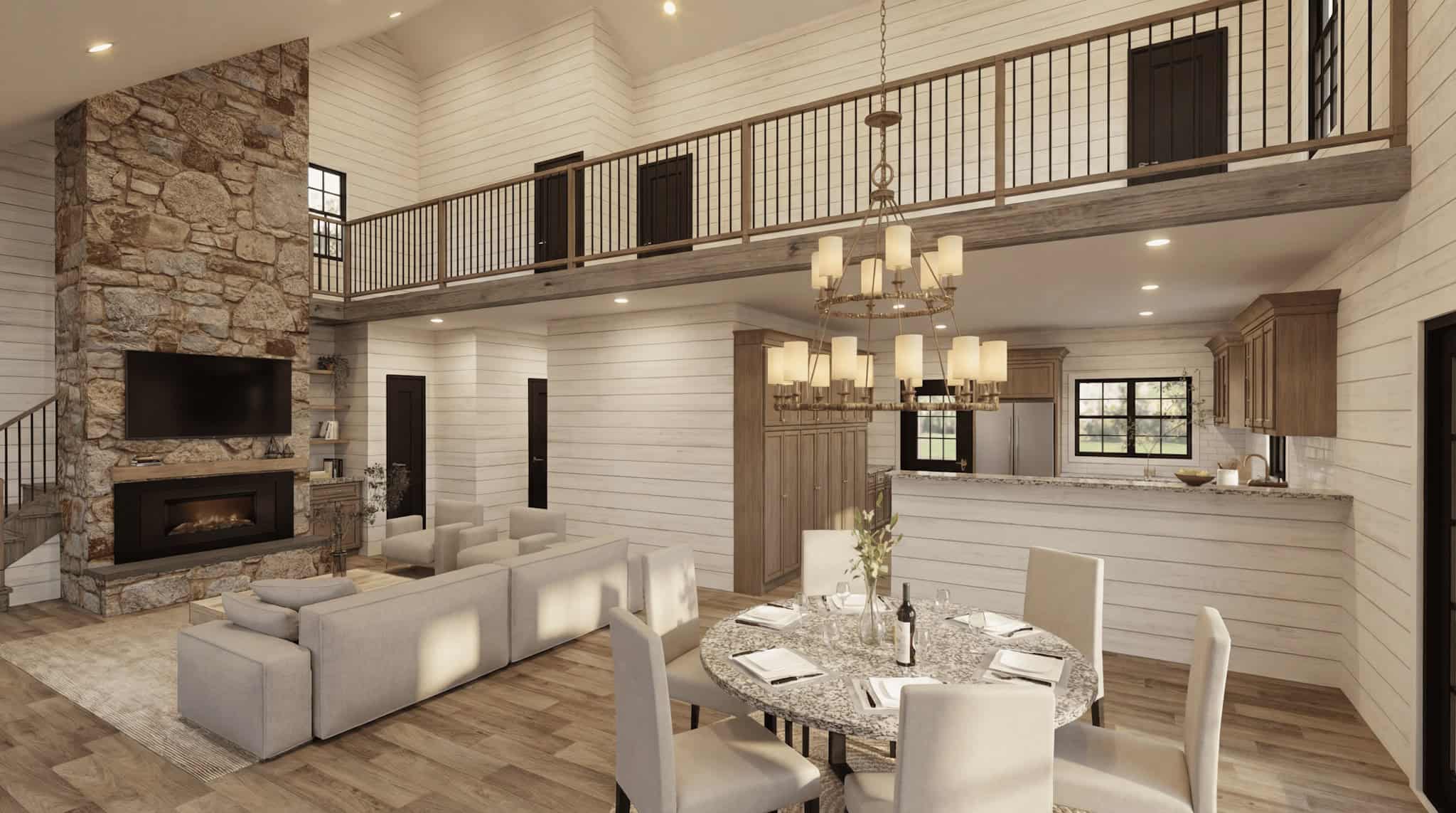 Great Room of this 2-Bedroom,1884 Sq Ft Plan -193-1388