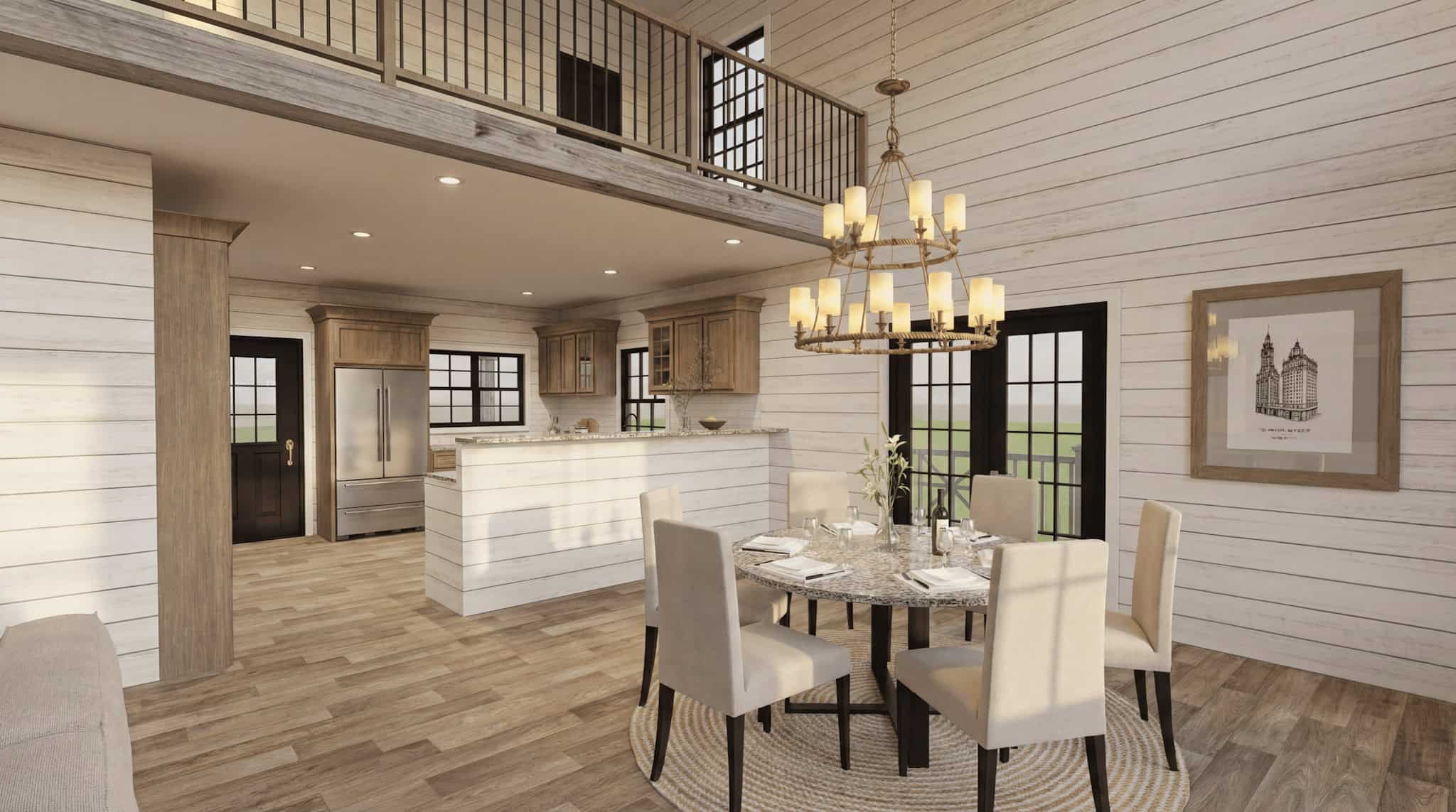 Dining Room of this 2-Bedroom,1884 Sq Ft Plan -193-1388