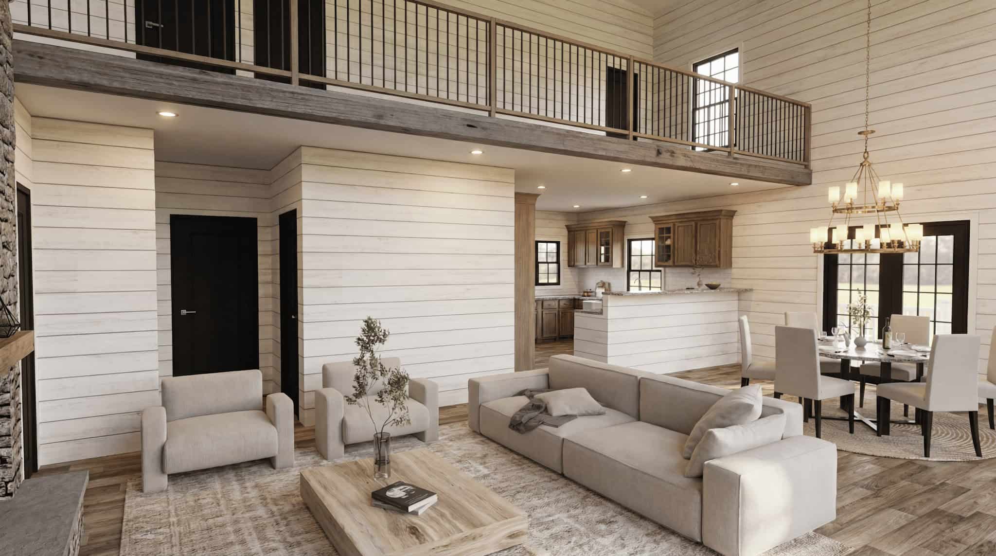 Great Room of this 2-Bedroom,1884 Sq Ft Plan -193-1388