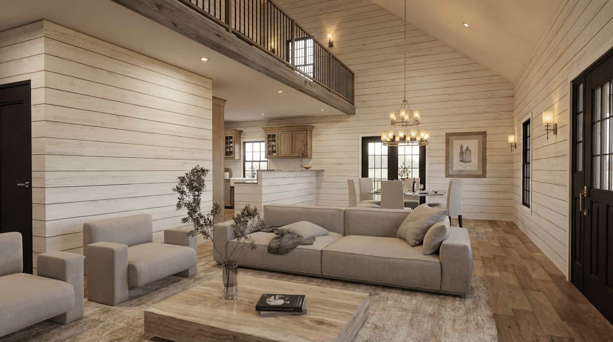 Great Room of this 2-Bedroom,1884 Sq Ft Plan -193-1388