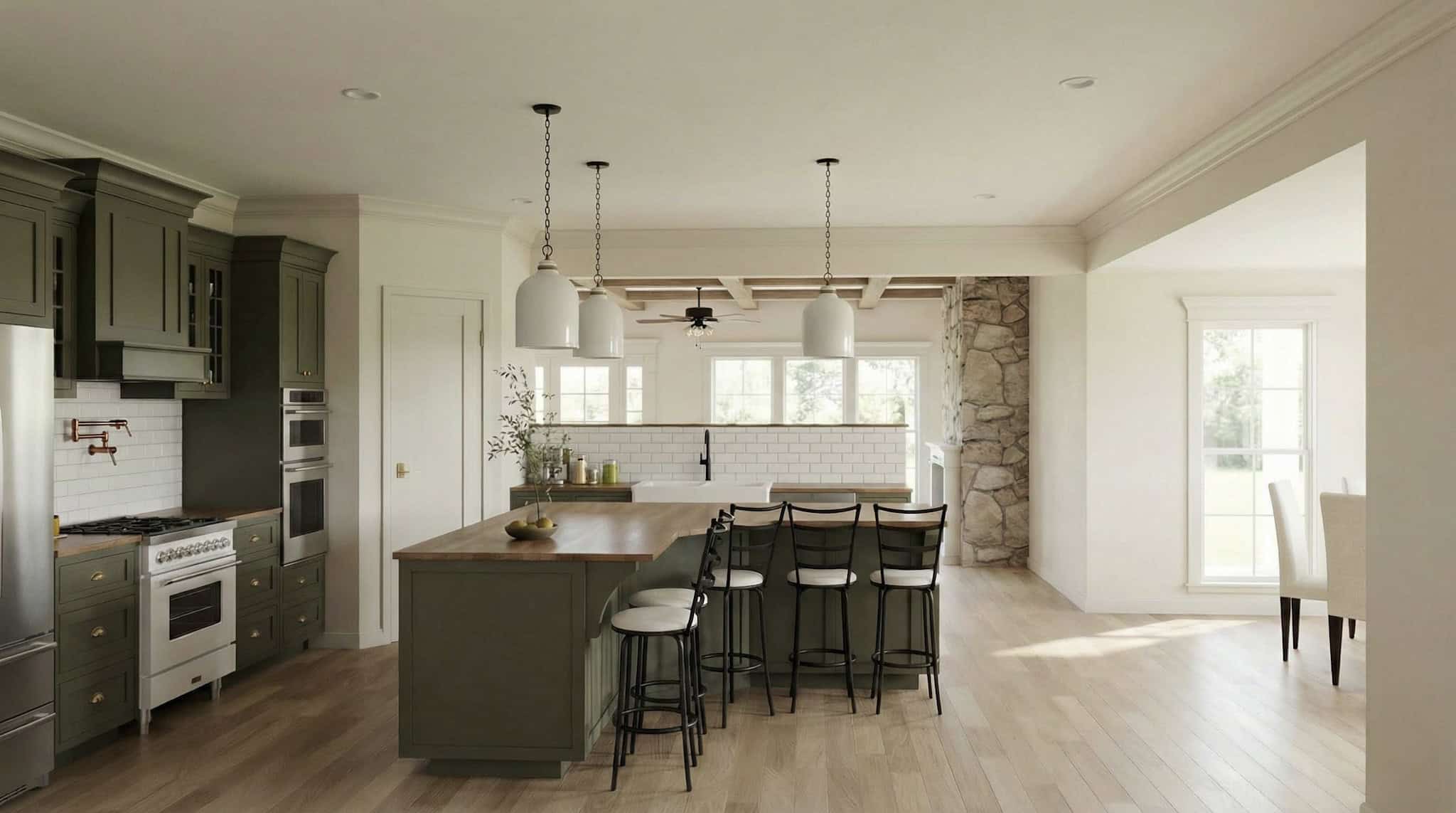 Kitchen: Kitchen Island of this 3-Bedroom,3418 Sq Ft Plan -193-1389