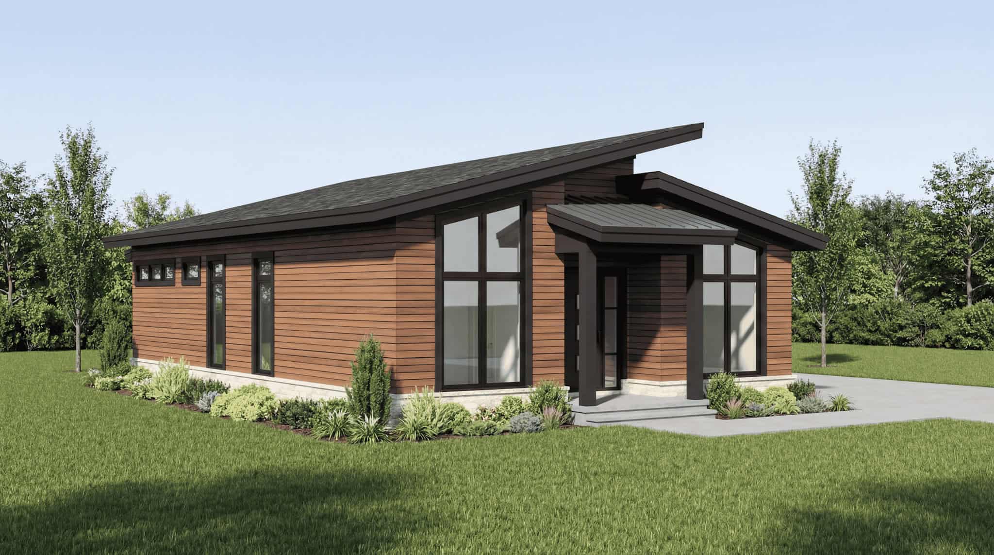 Left Side View of this 3-Bedroom,1388 Sq Ft Plan -193-1390