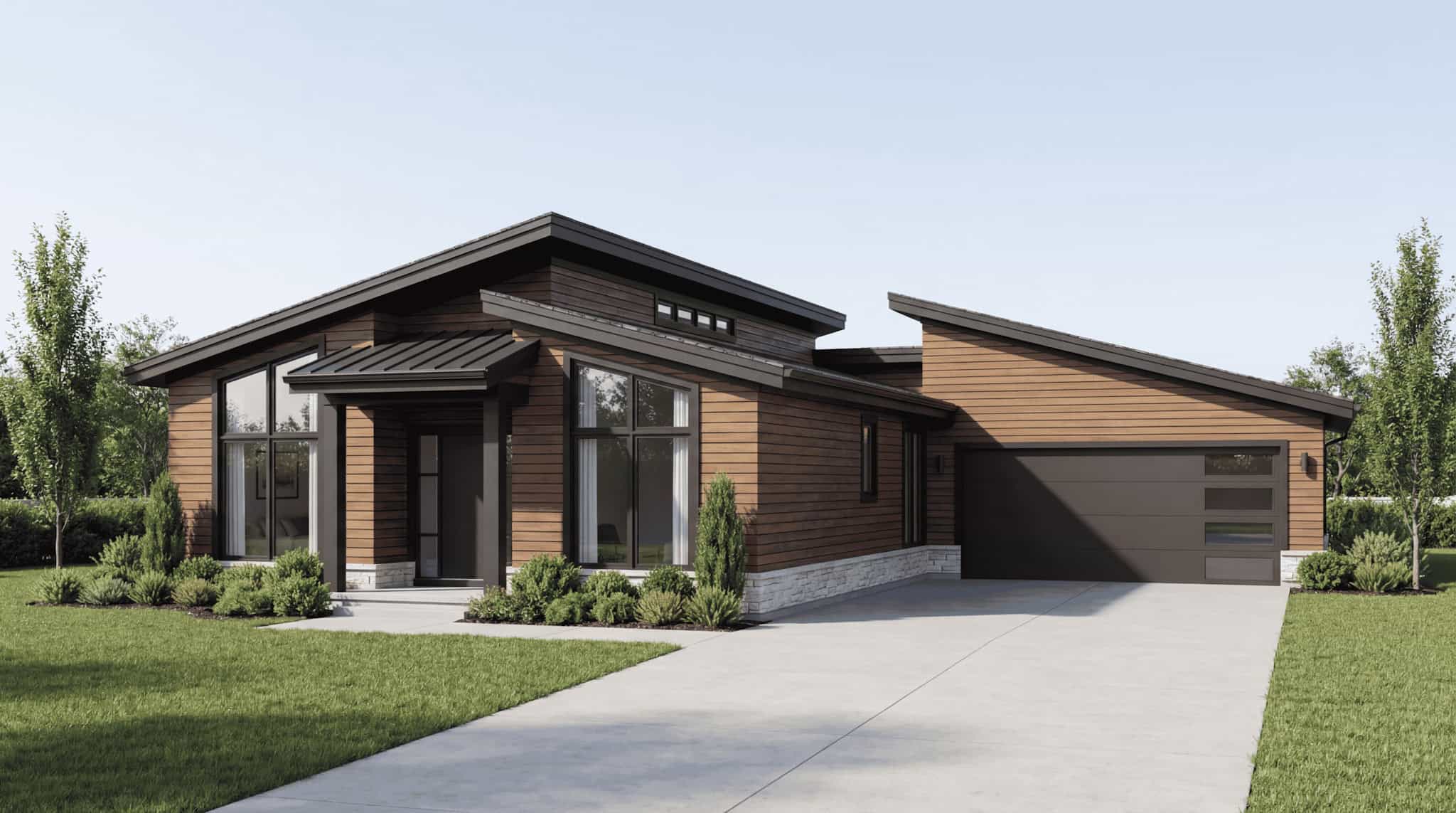Right Side View of this 3-Bedroom,1388 Sq Ft Plan -193-1390