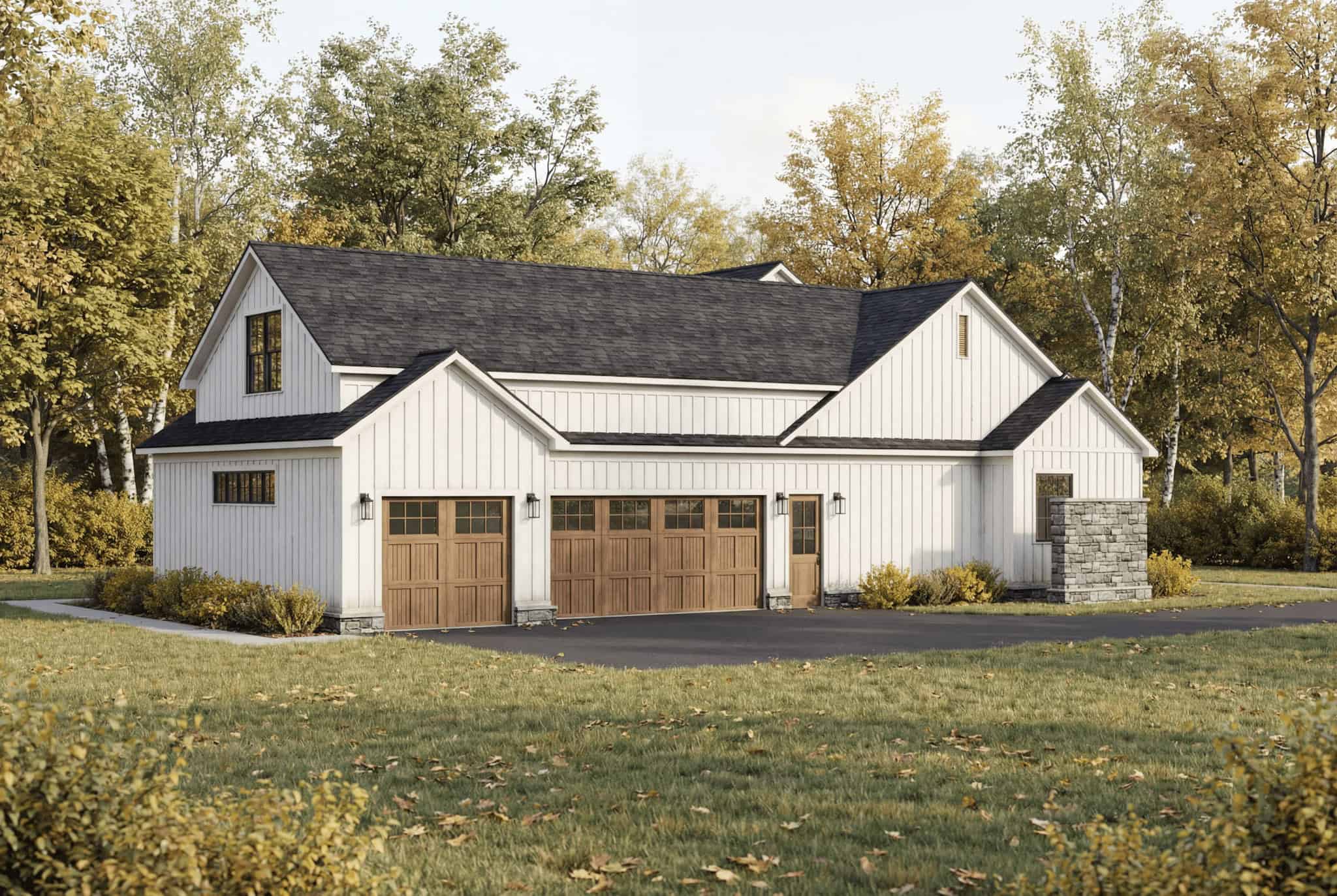 Left Side View of this 3-Bedroom,2692 Sq Ft Plan -193-1391