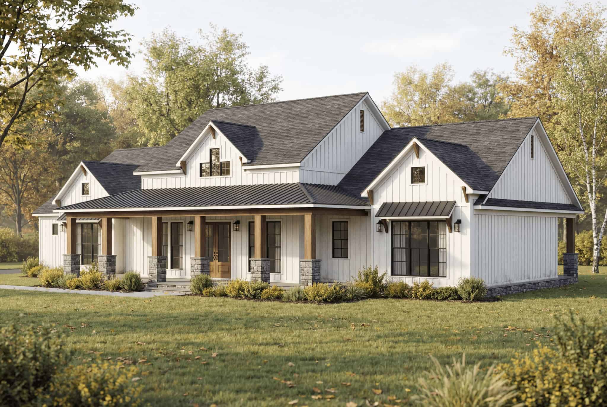 Right Side View of this 3-Bedroom,2692 Sq Ft Plan -193-1391