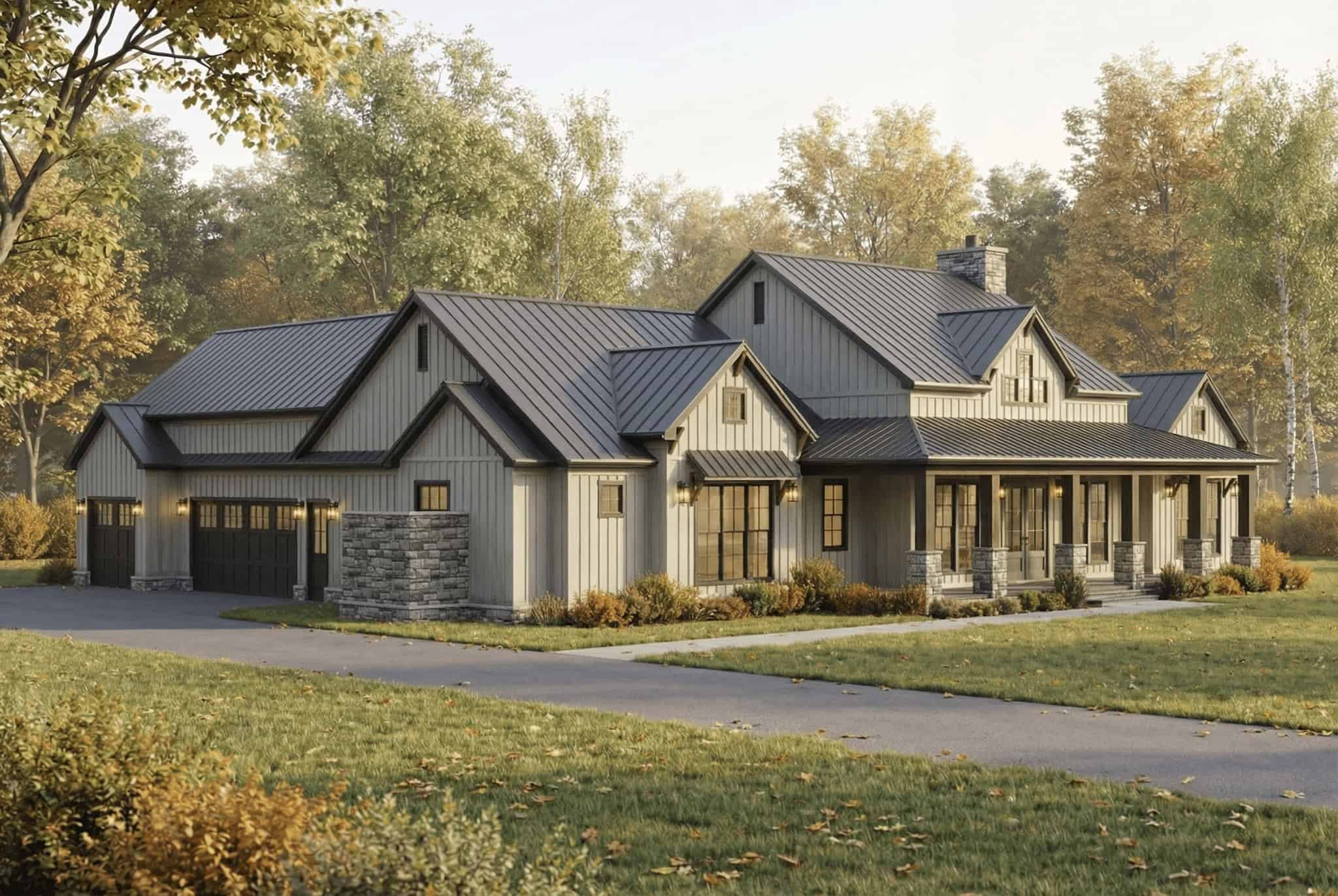 Left Side View of this 3-Bedroom,2692 Sq Ft Plan -193-1391