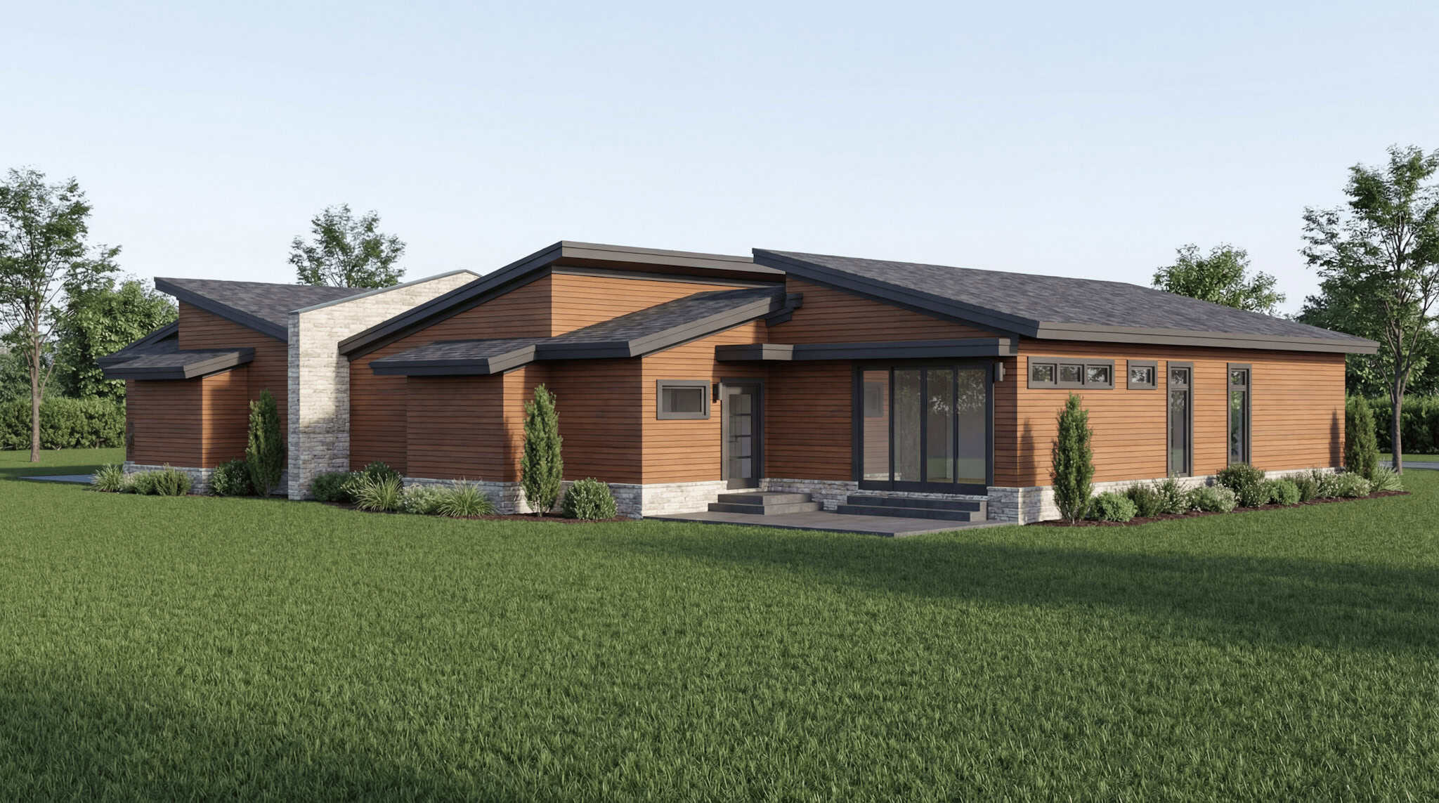 Rear View of this 6-Bedroom,2776 Sq Ft Plan -193-1392