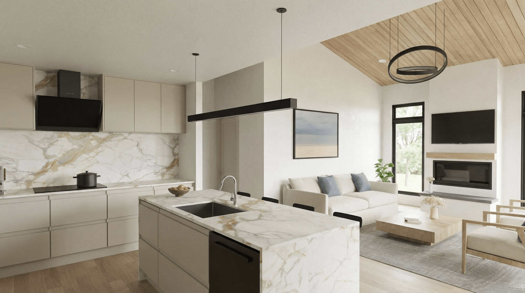 Kitchen: Kitchen Island of this 6-Bedroom,2776 Sq Ft Plan -193-1392