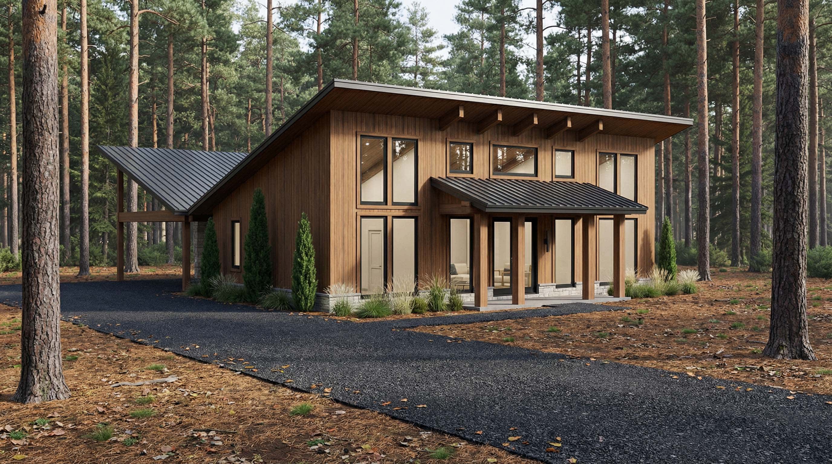 Left Side View of this 3-Bedroom,1100 Sq Ft Plan -193-1393