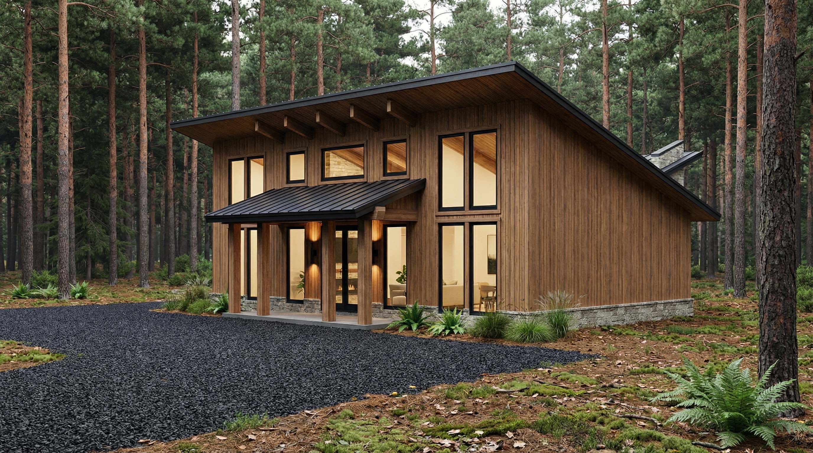 Right Side View of this 3-Bedroom,1100 Sq Ft Plan -193-1393