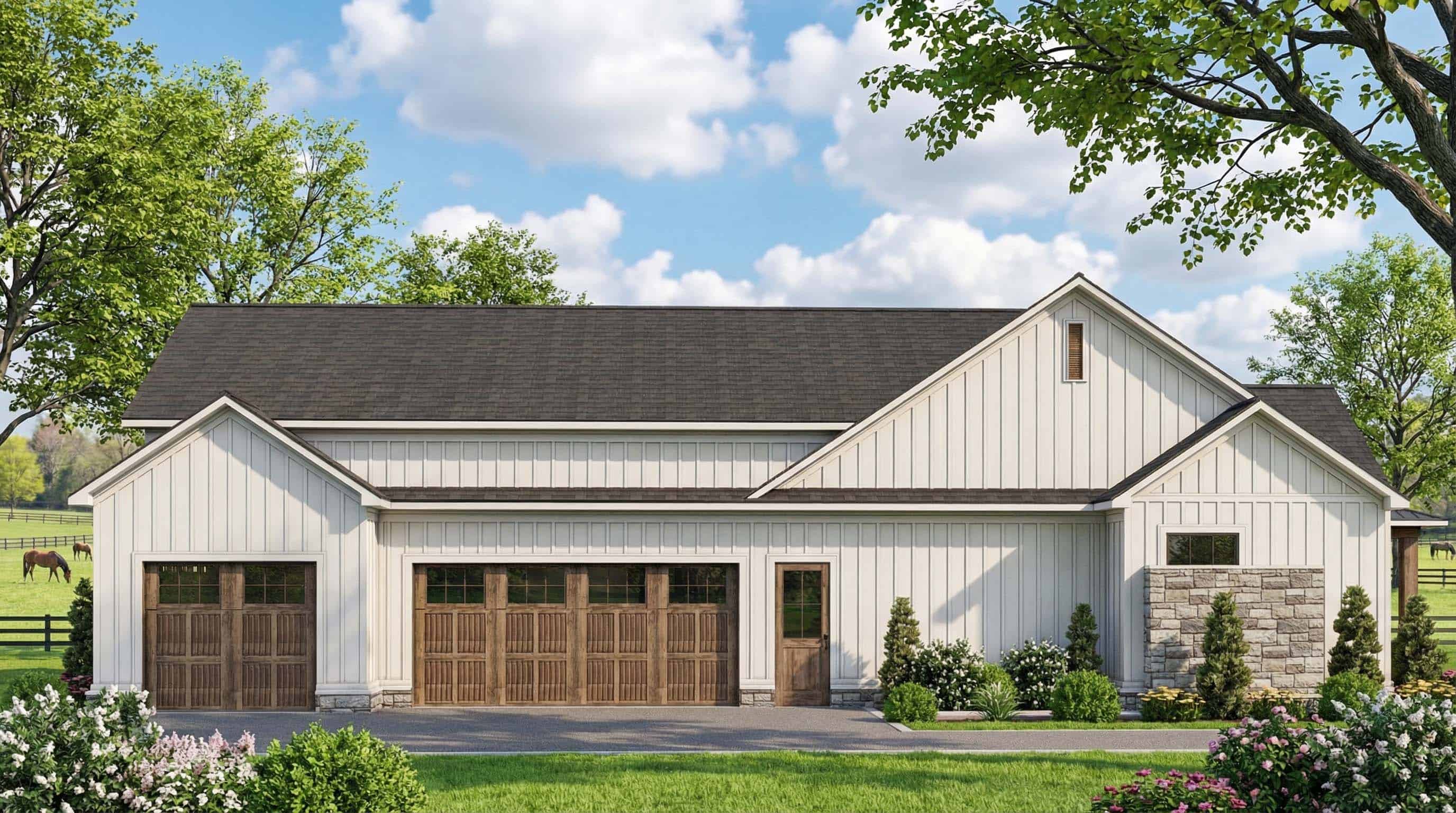 Left Side View of this 3-Bedroom,2579 Sq Ft Plan -193-1394