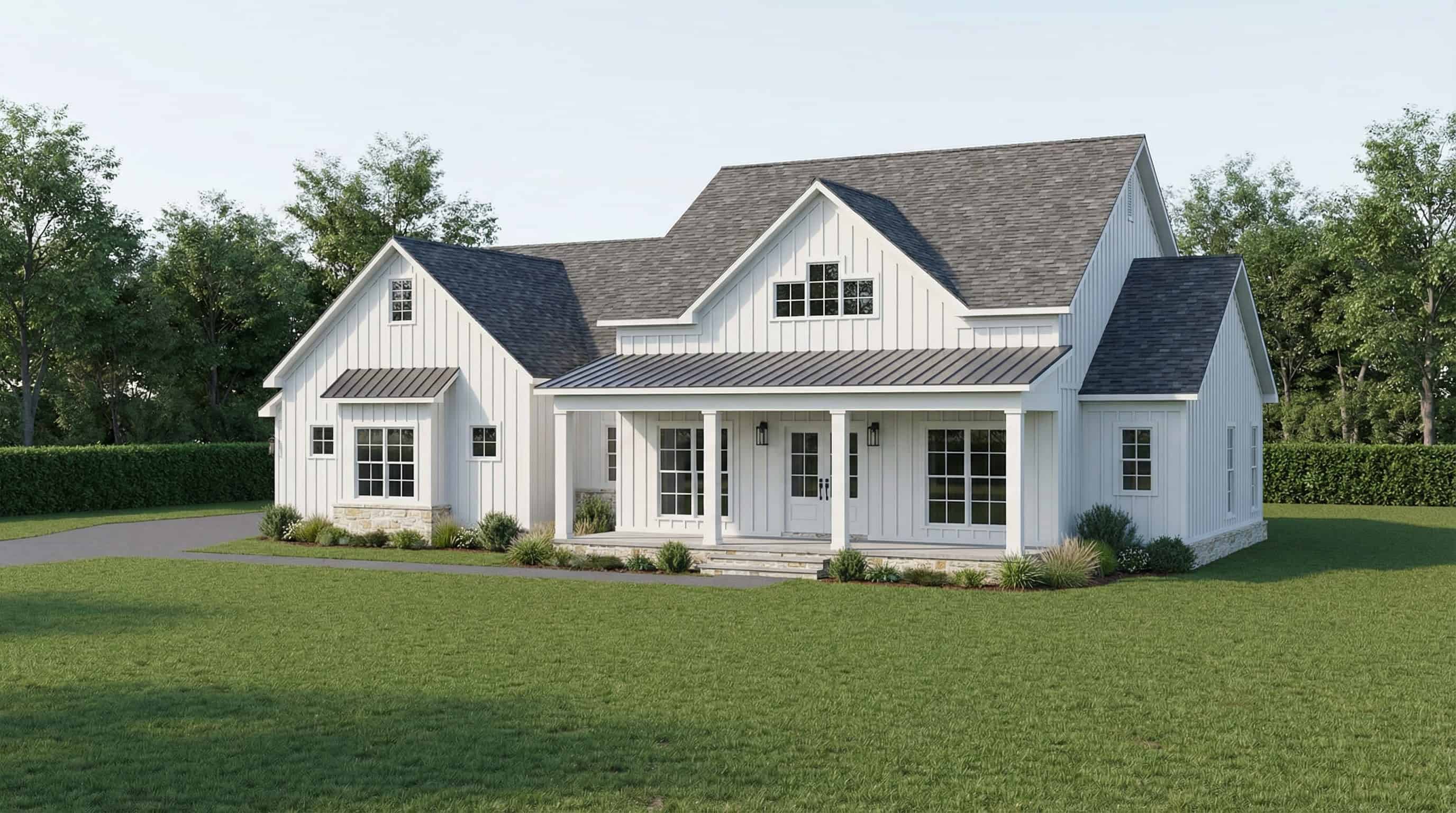 Right Side View of this 3-Bedroom,1859 Sq Ft Plan -193-1395