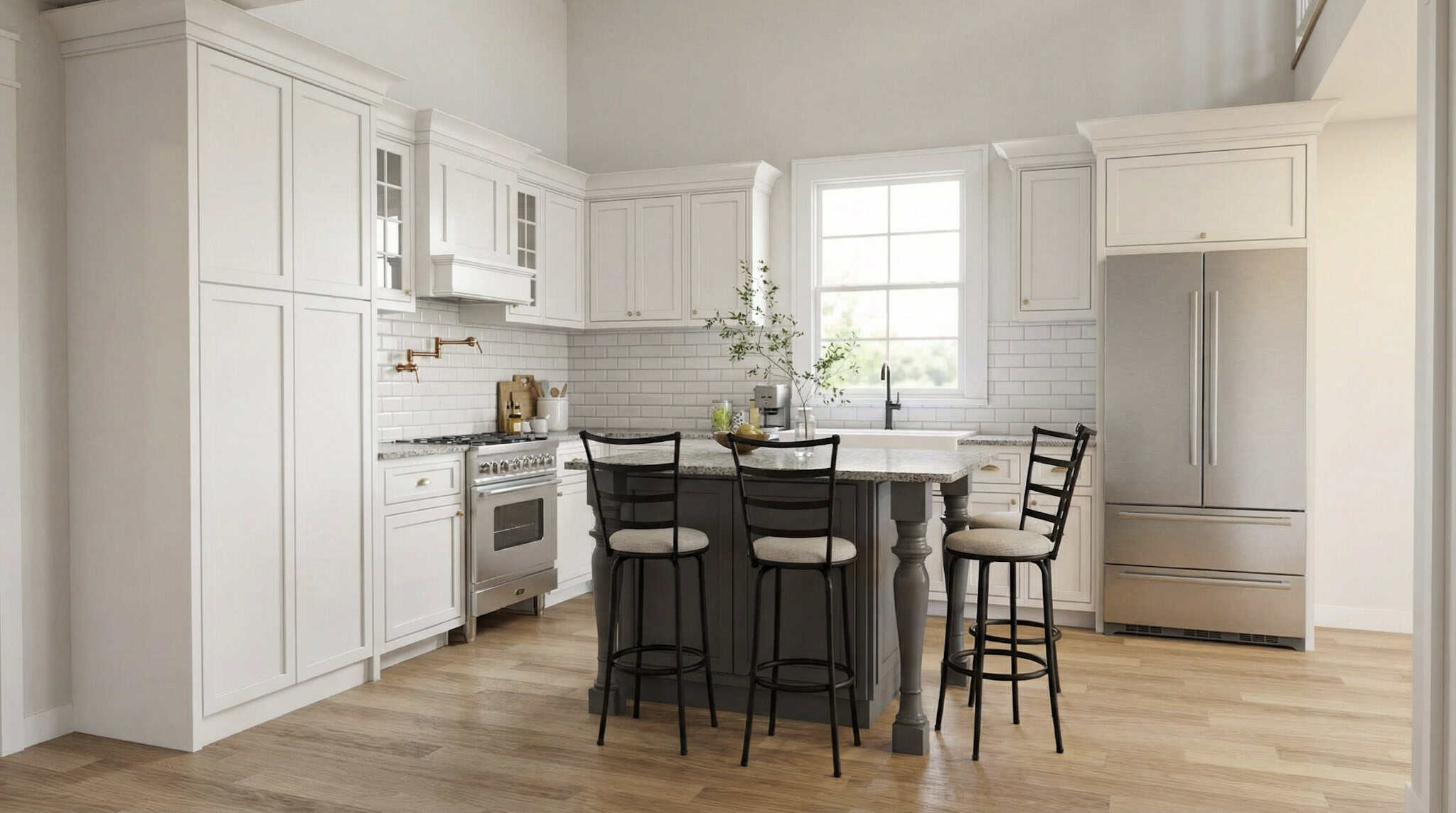 Kitchen: Kitchen Island of this 3-Bedroom,1737 Sq Ft Plan -193-1396