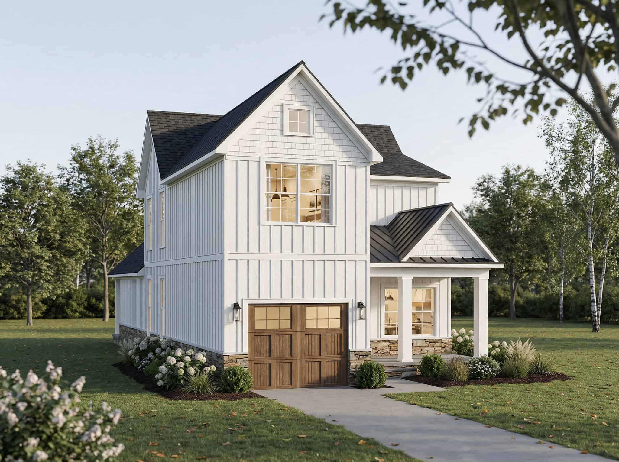 Left Side View of this 3-Bedroom,1737 Sq Ft Plan -193-1396