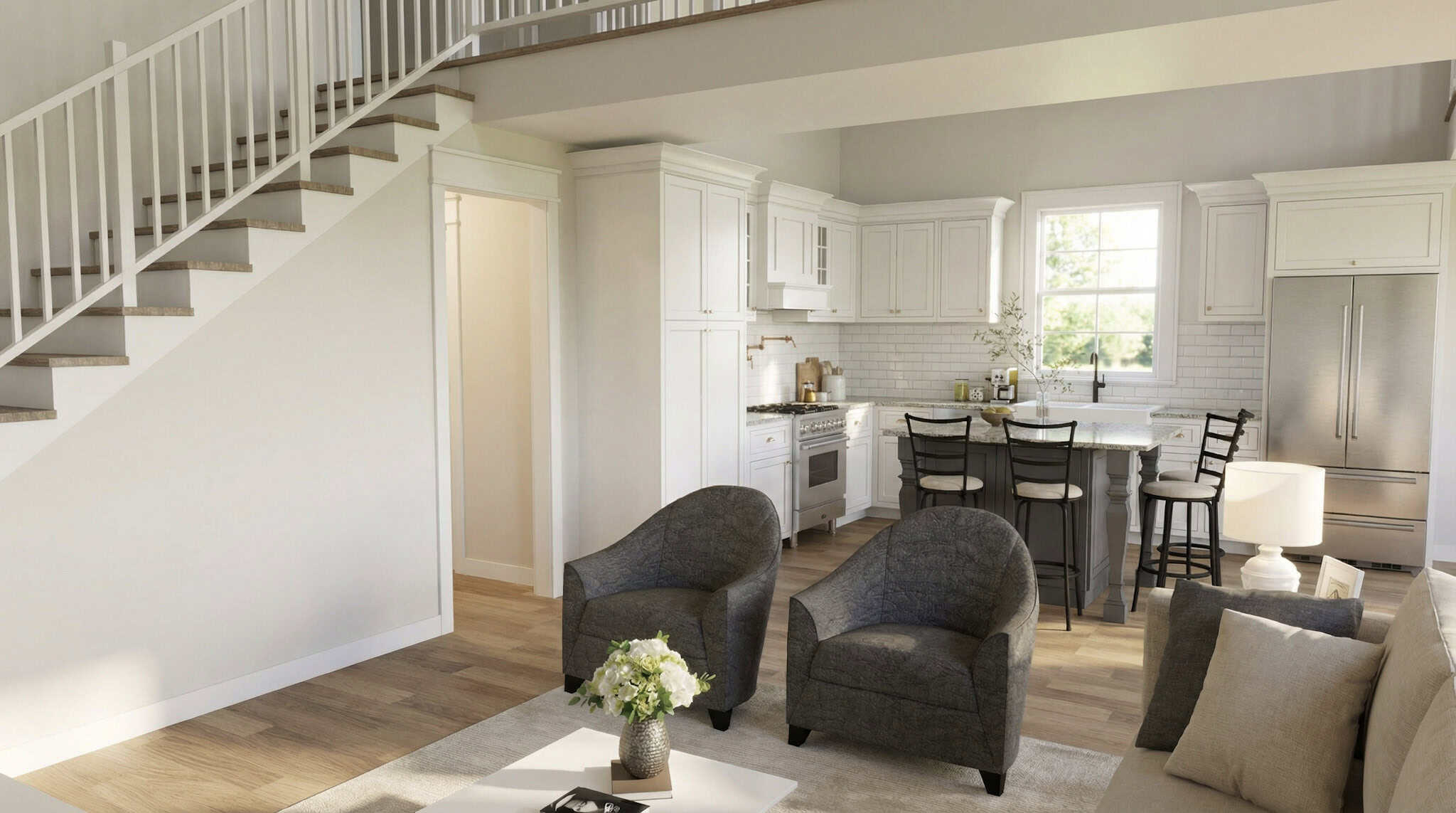 Great Room of this 3-Bedroom,1737 Sq Ft Plan -193-1396