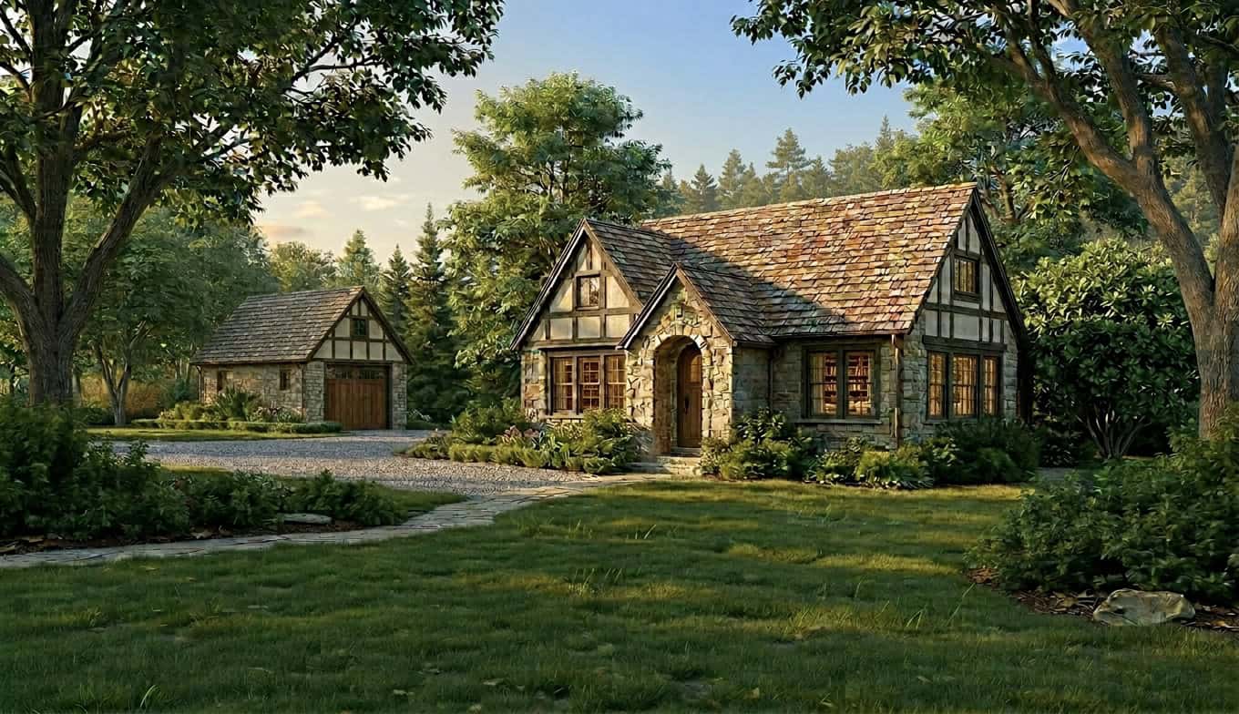 Front View of this 2-Bedroom,1325 Sq Ft Plan -193-1402