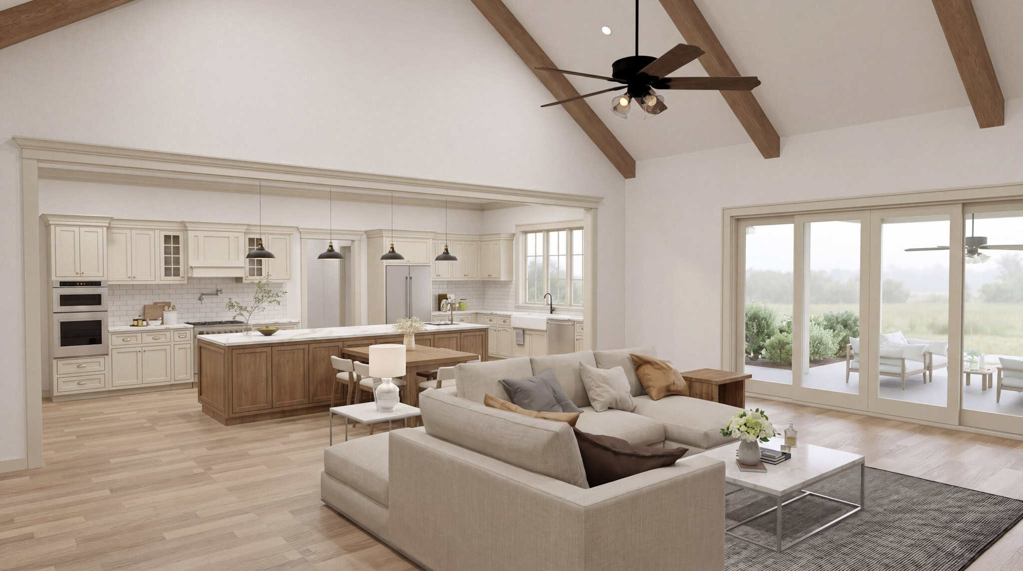 Great Room: Ceiling of this 4-Bedroom,3630 Sq Ft Plan -193-1406