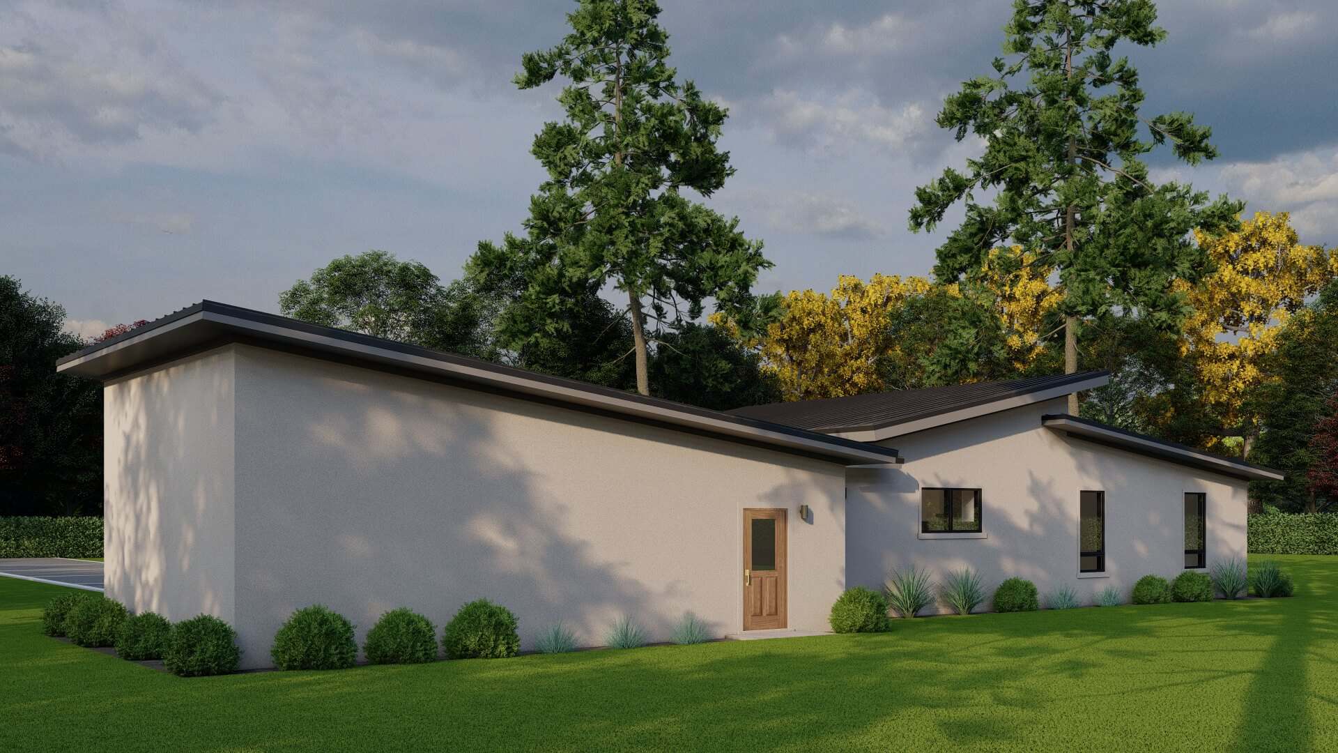 Rear View of this 3-Bedroom,1659 Sq Ft Plan -193-1408