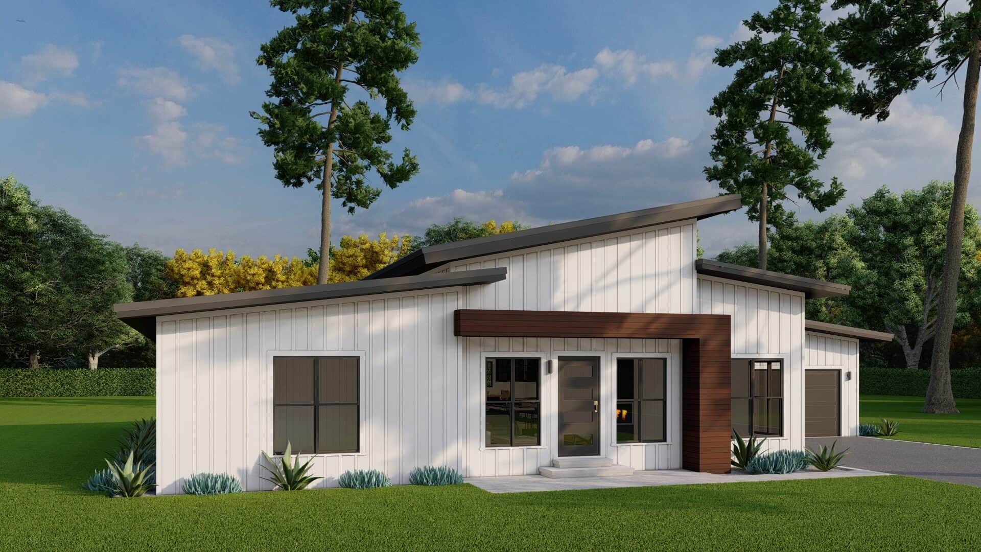 Left Side View of this 3-Bedroom,2219 Sq Ft Plan -193-1409