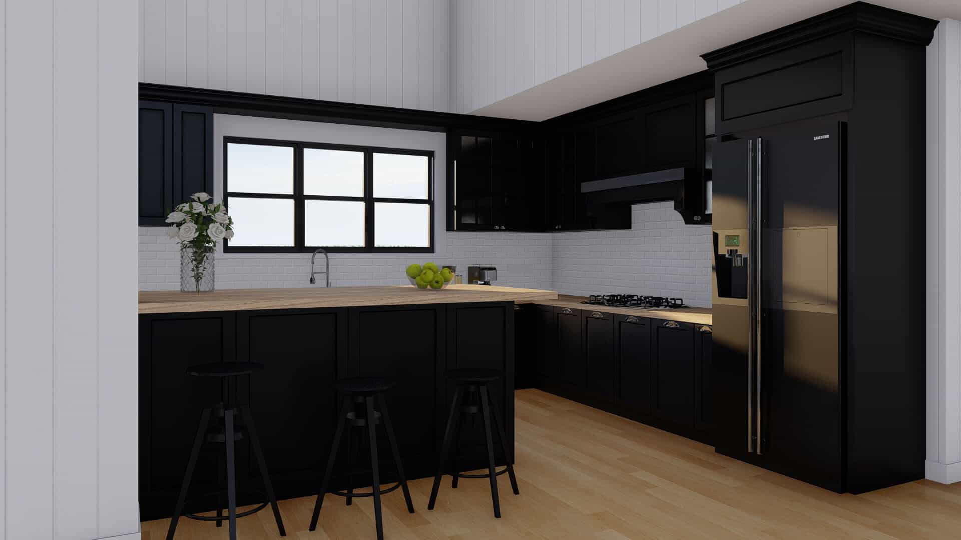 Kitchen: Breakfast Bar of this 3-Bedroom,2219 Sq Ft Plan -193-1409