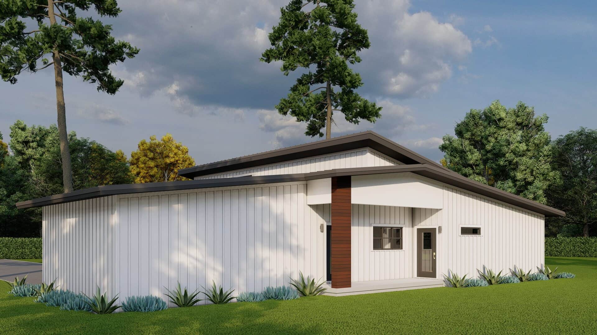 Rear View of this 3-Bedroom,2219 Sq Ft Plan -193-1409