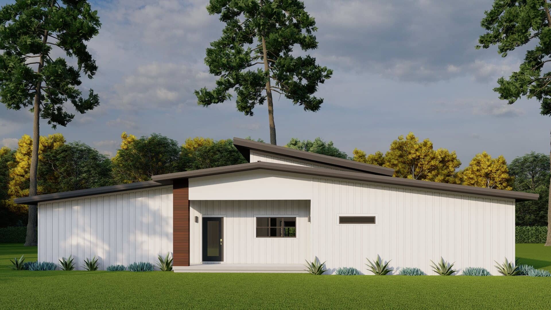 Rear View of this 3-Bedroom,2219 Sq Ft Plan -193-1409