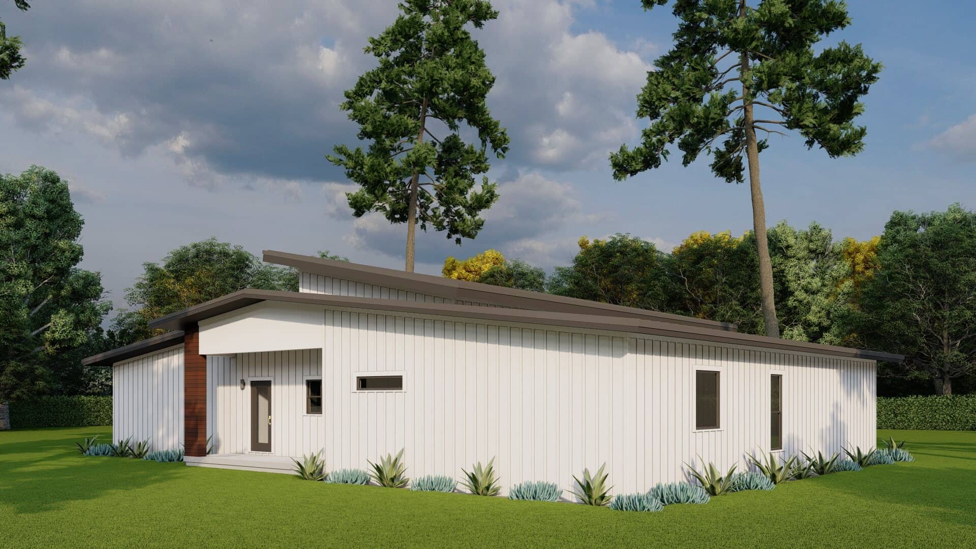 Rear View of this 3-Bedroom,2219 Sq Ft Plan -193-1409