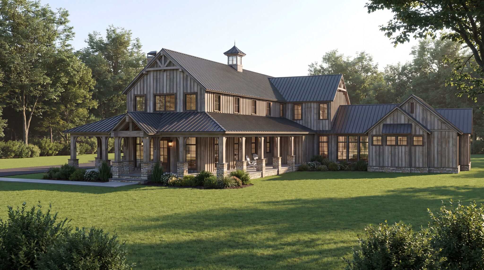 Right Side View of this 4-Bedroom,5527 Sq Ft Plan -193-1413