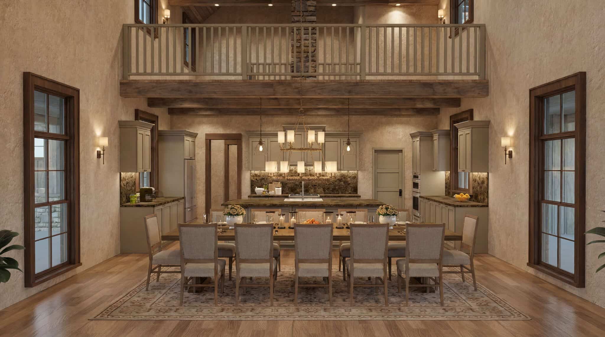 Dining Room of this 4-Bedroom,5527 Sq Ft Plan -193-1413