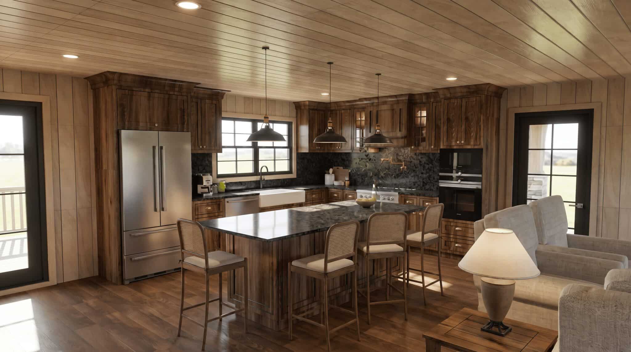 Kitchen of this 2-Bedroom,1803 Sq Ft Plan -193-1414