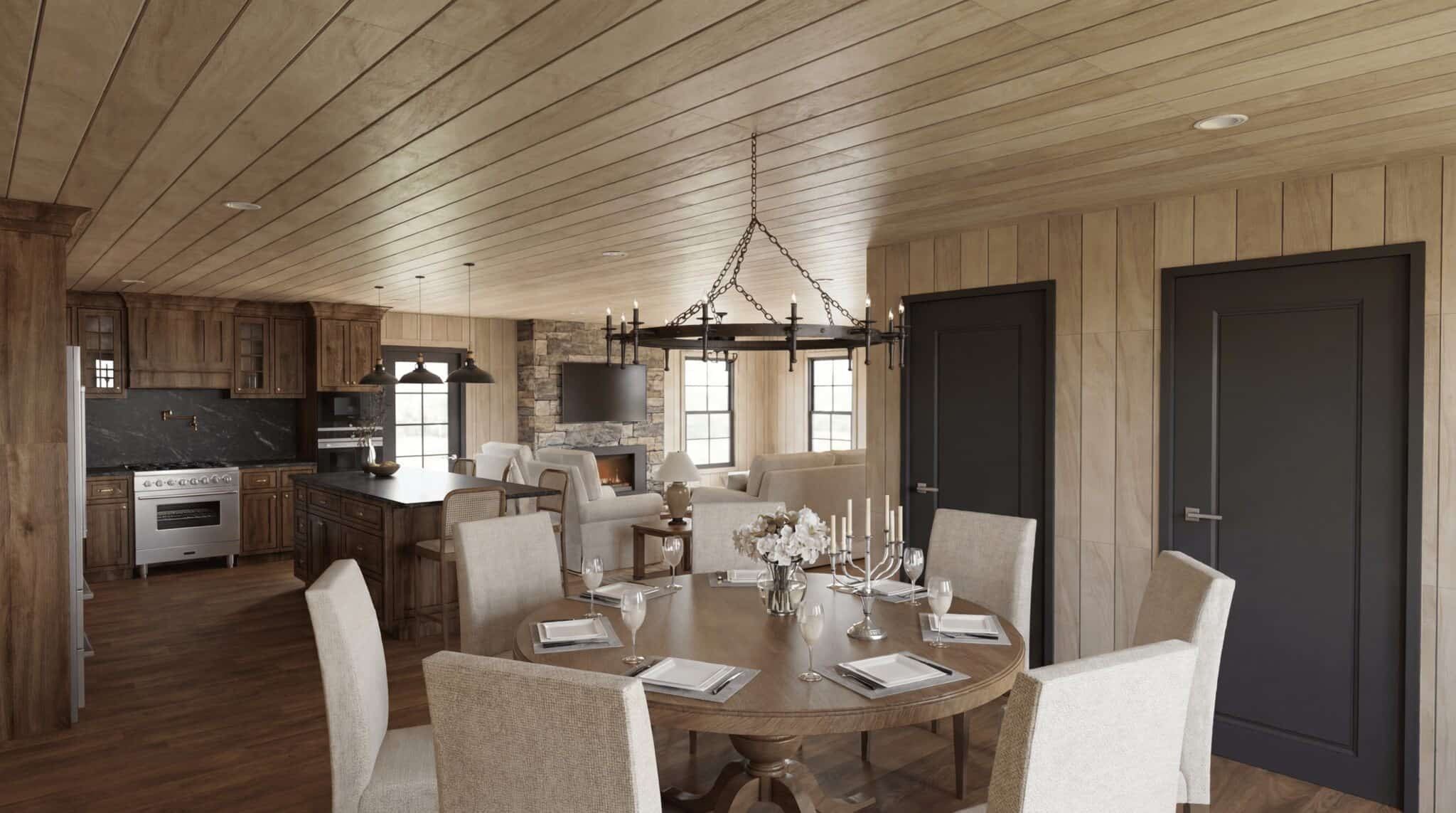 Dining Room of this 2-Bedroom,1803 Sq Ft Plan -193-1414
