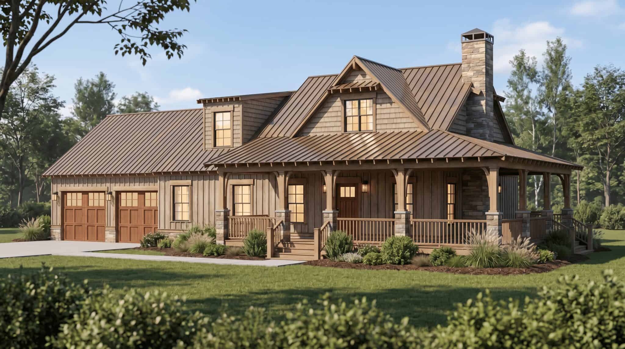 Right Side View of this 2-Bedroom,1803 Sq Ft Plan -193-1414