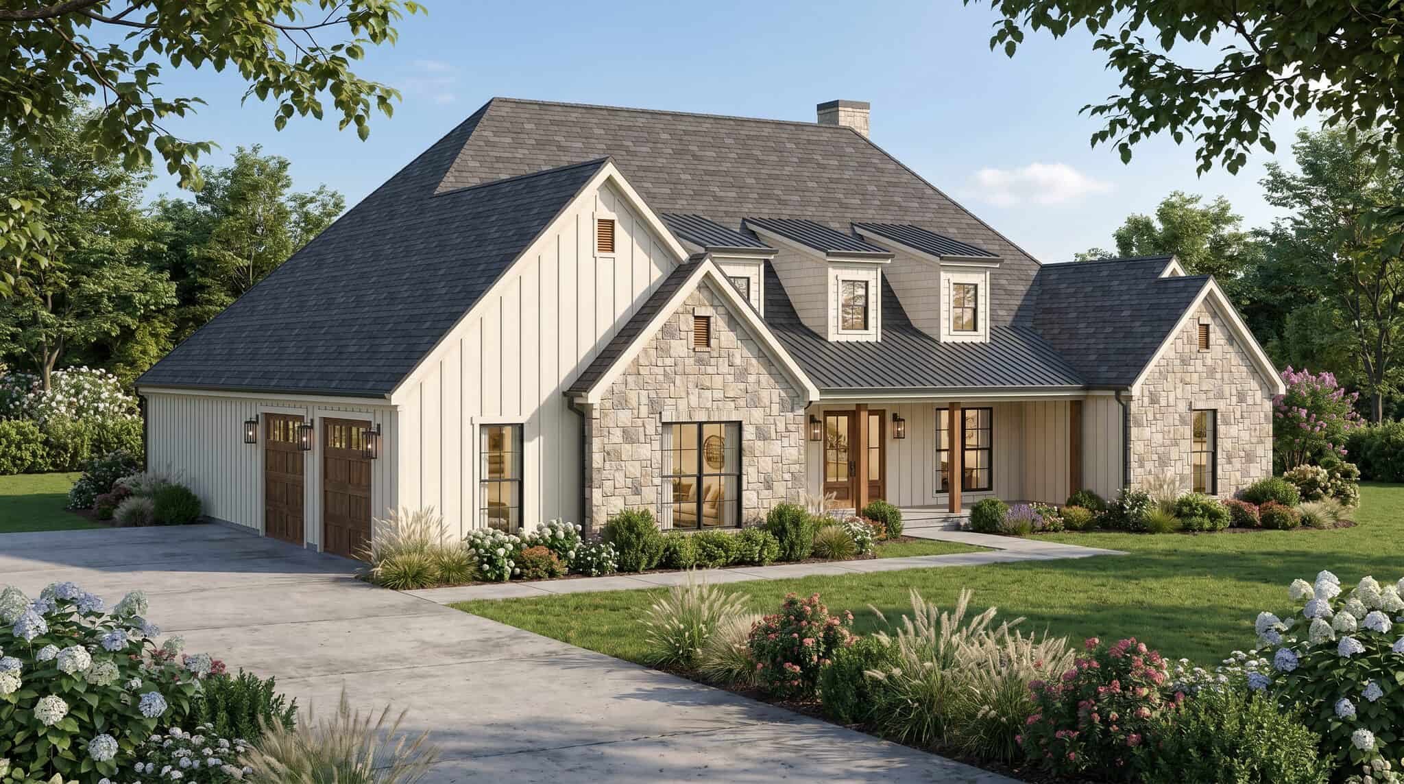 Left Side View of this 4-Bedroom,3236 Sq Ft Plan -193-1417