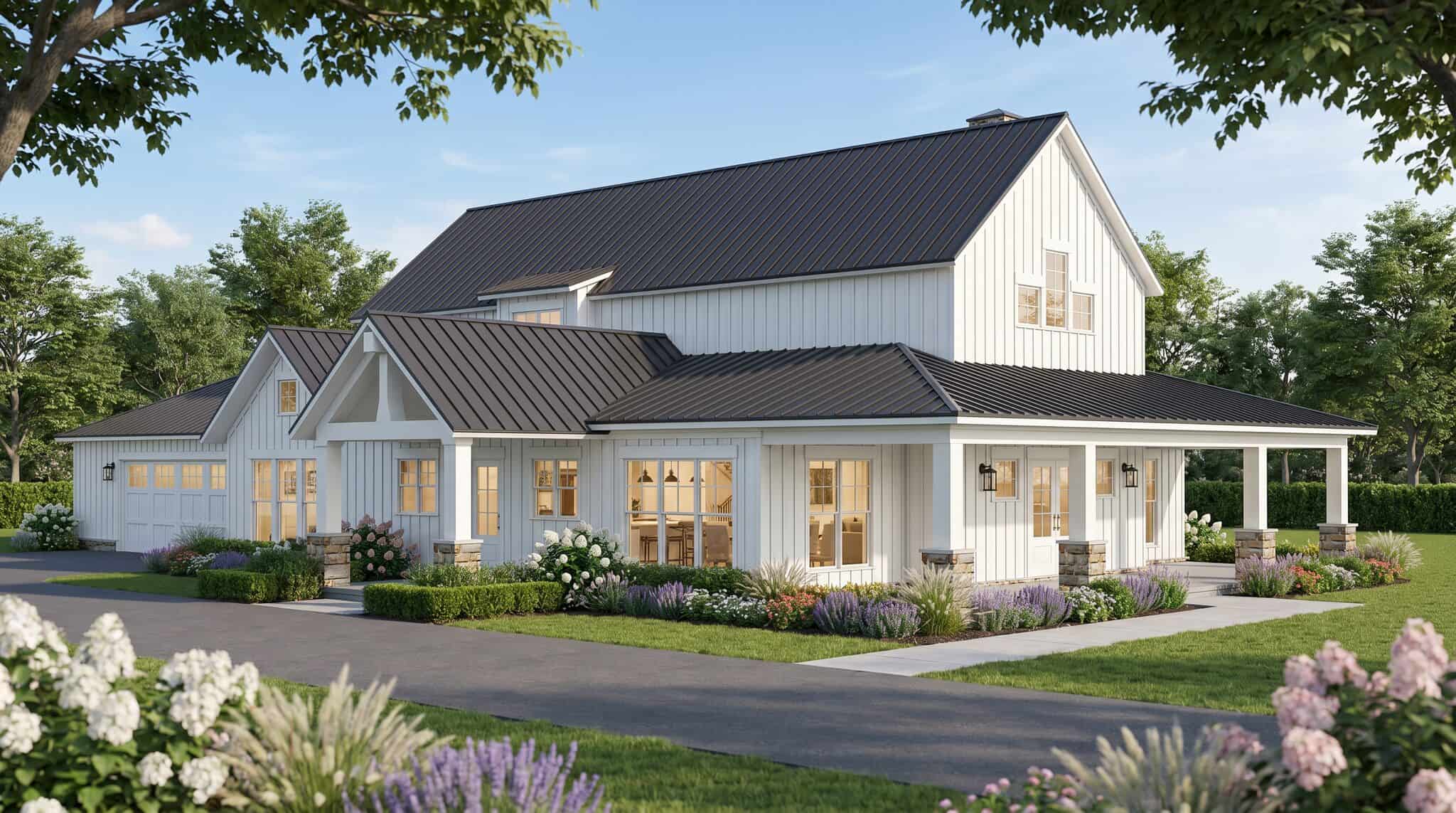 Left Side View of this 3-Bedroom,2882 Sq Ft Plan -193-1418