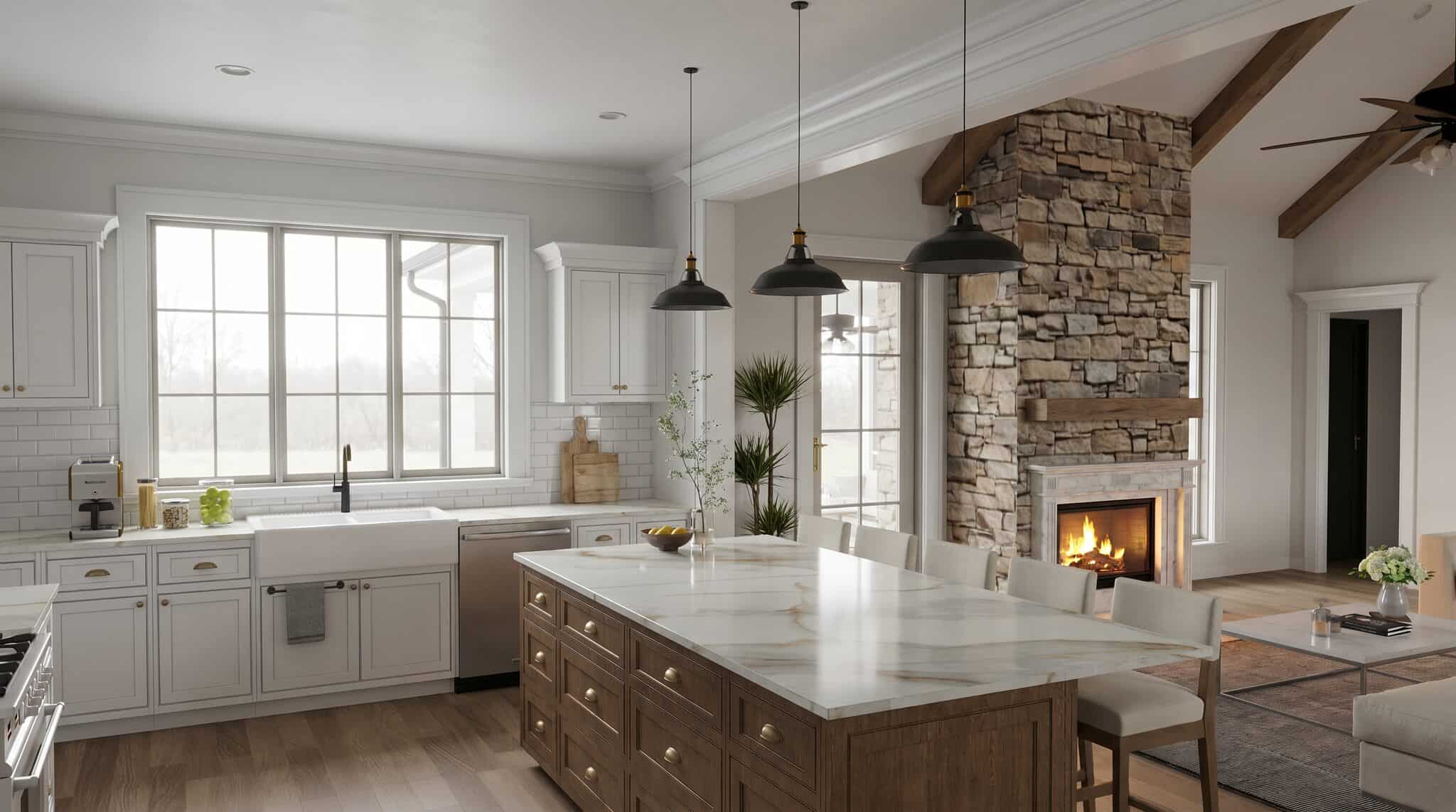 Kitchen of this 4-Bedroom,3233 Sq Ft Plan -193-1419