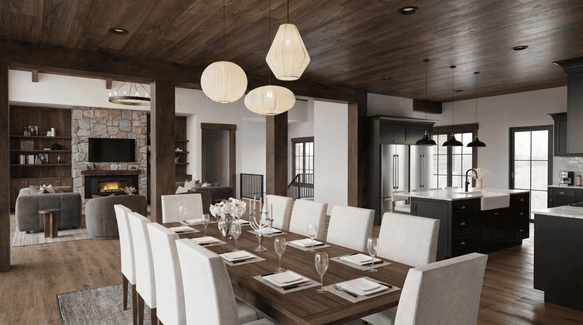 Dining Room of this 5-Bedroom,5543 Sq Ft Plan -193-1420